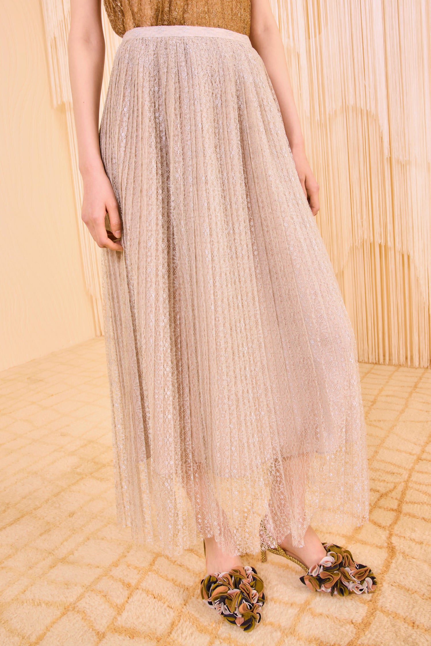 Maren Pleated Skirt - Sterling