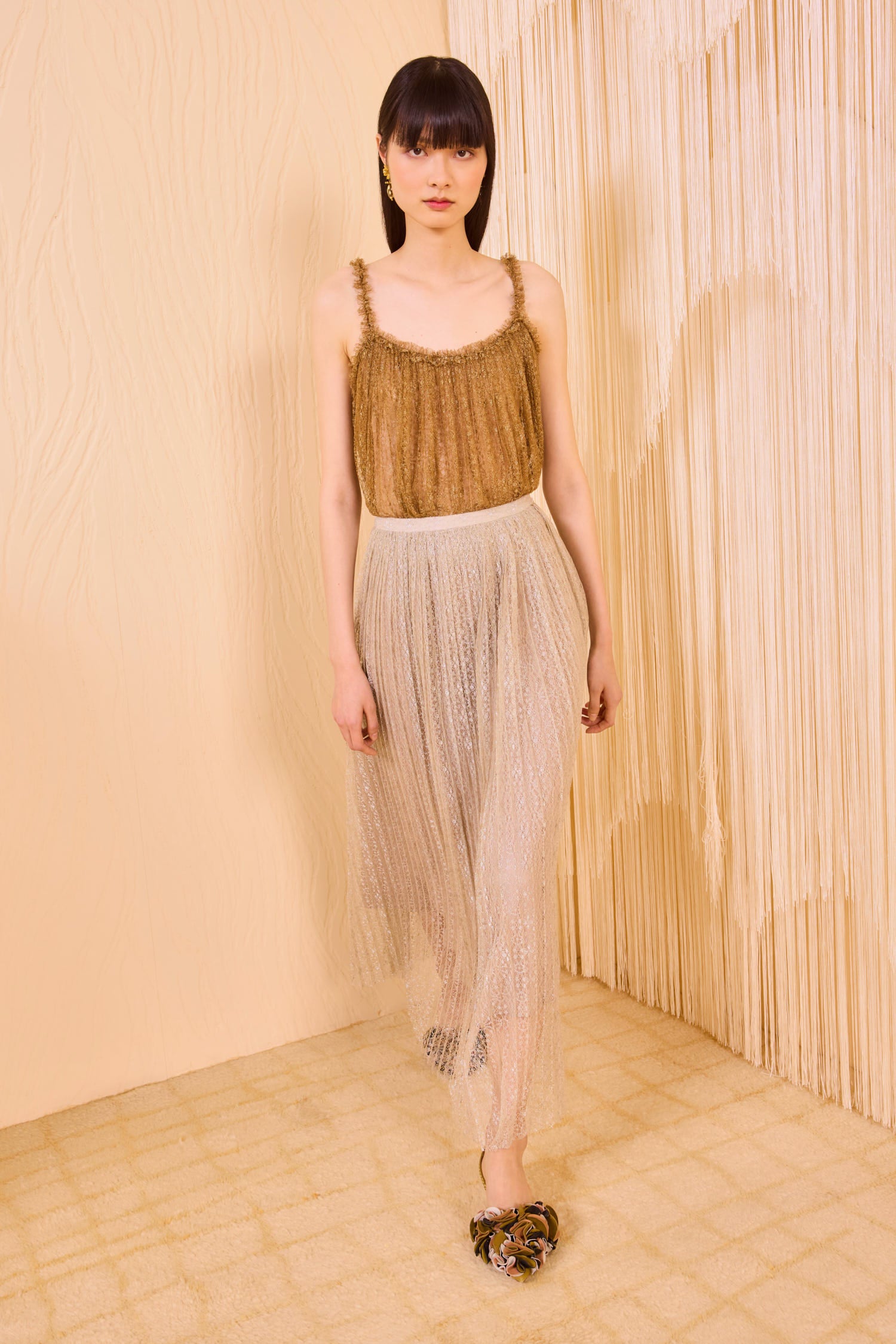 Maren Pleated Skirt - Sterling