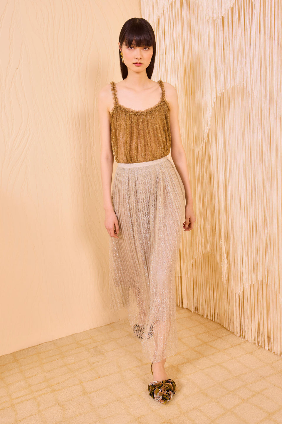 Maren Pleated Skirt - Sterling