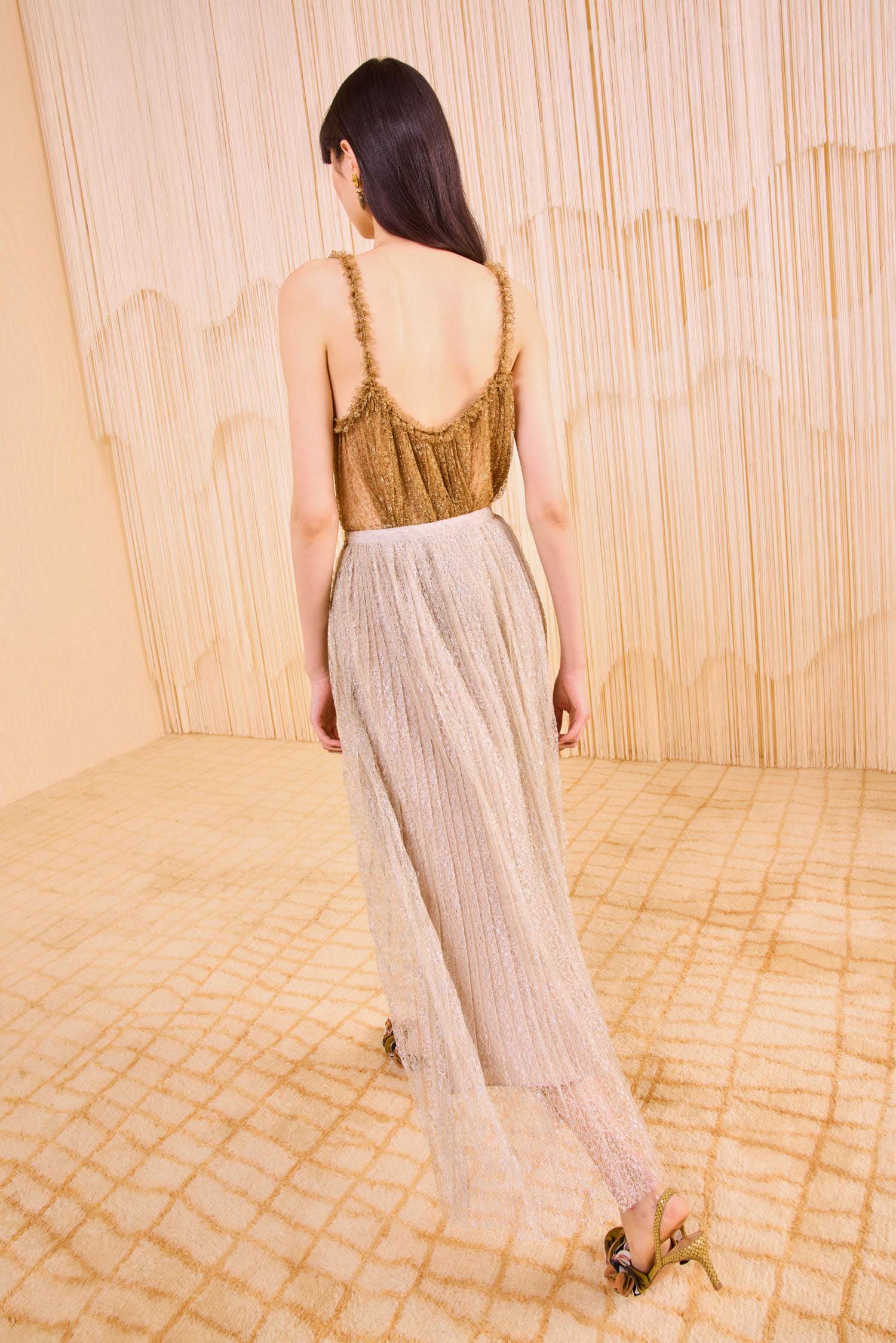 Maren Pleated Skirt - Sterling