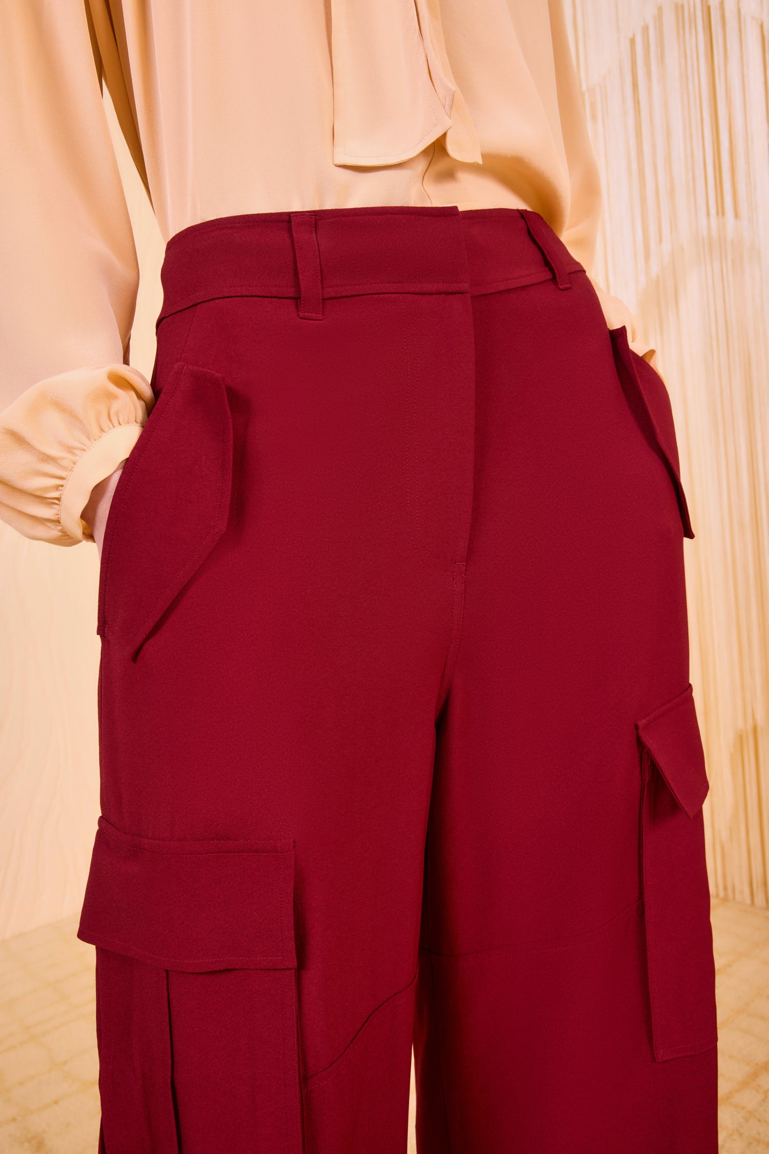 Ulla Johnson Pax Mid Rise Pants - Dahlia