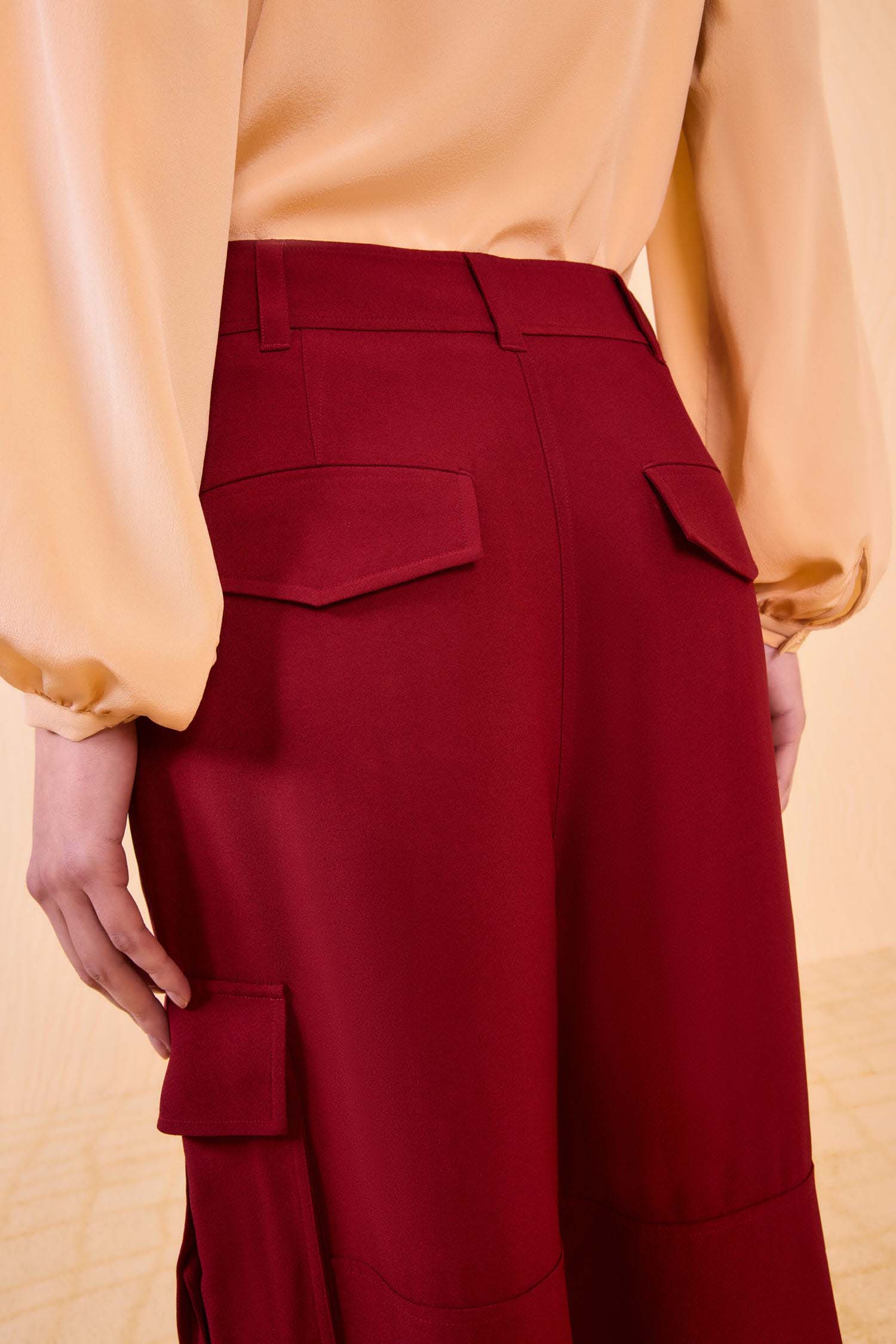 Ulla Johnson Pax Mid Rise Pants - Dahlia