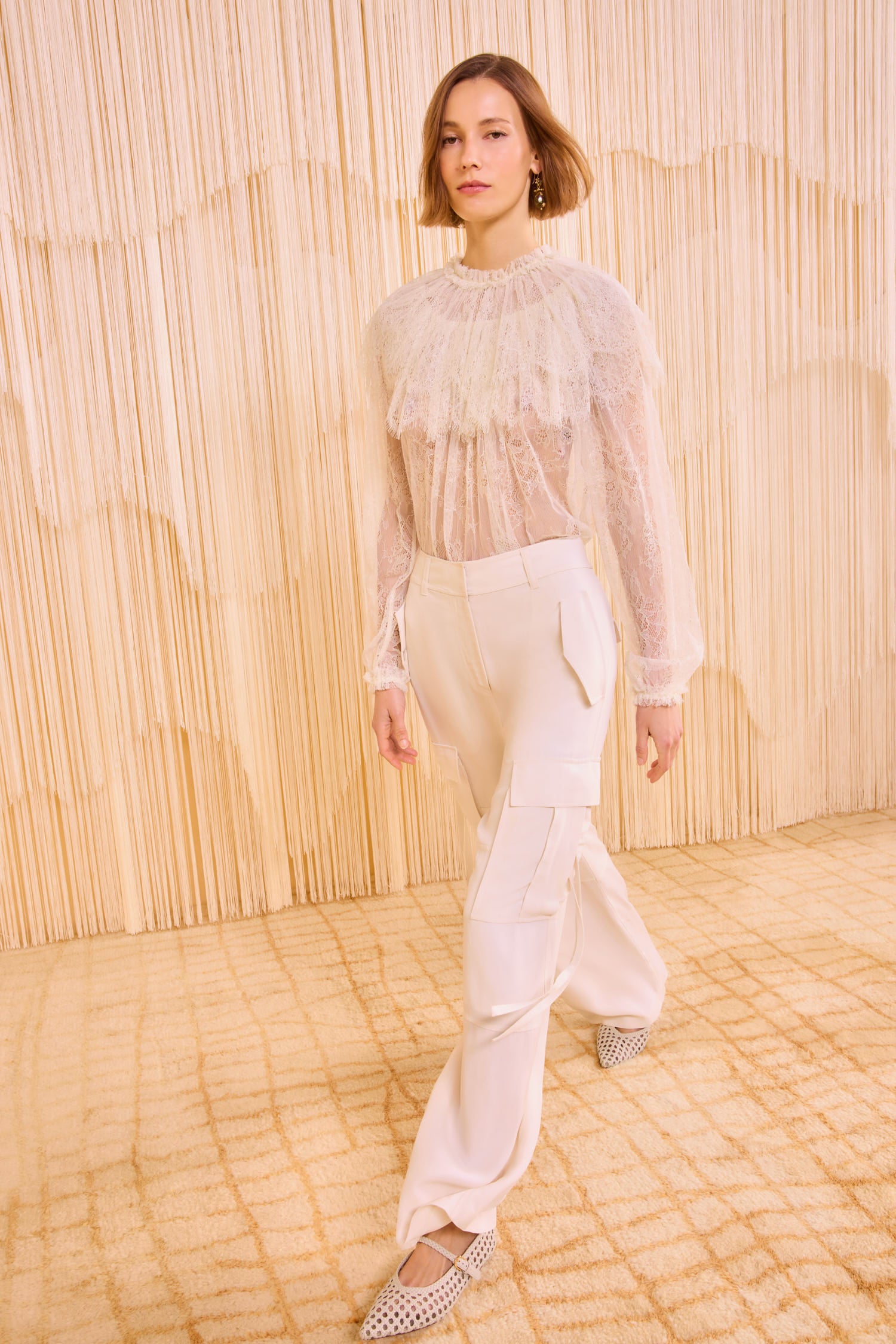 Ulla Johnson Pax Mid Rise Pants - Pristine