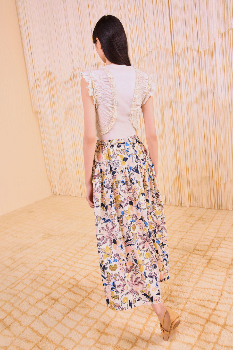 Rosen Tie Waist Skirt - Magnolia