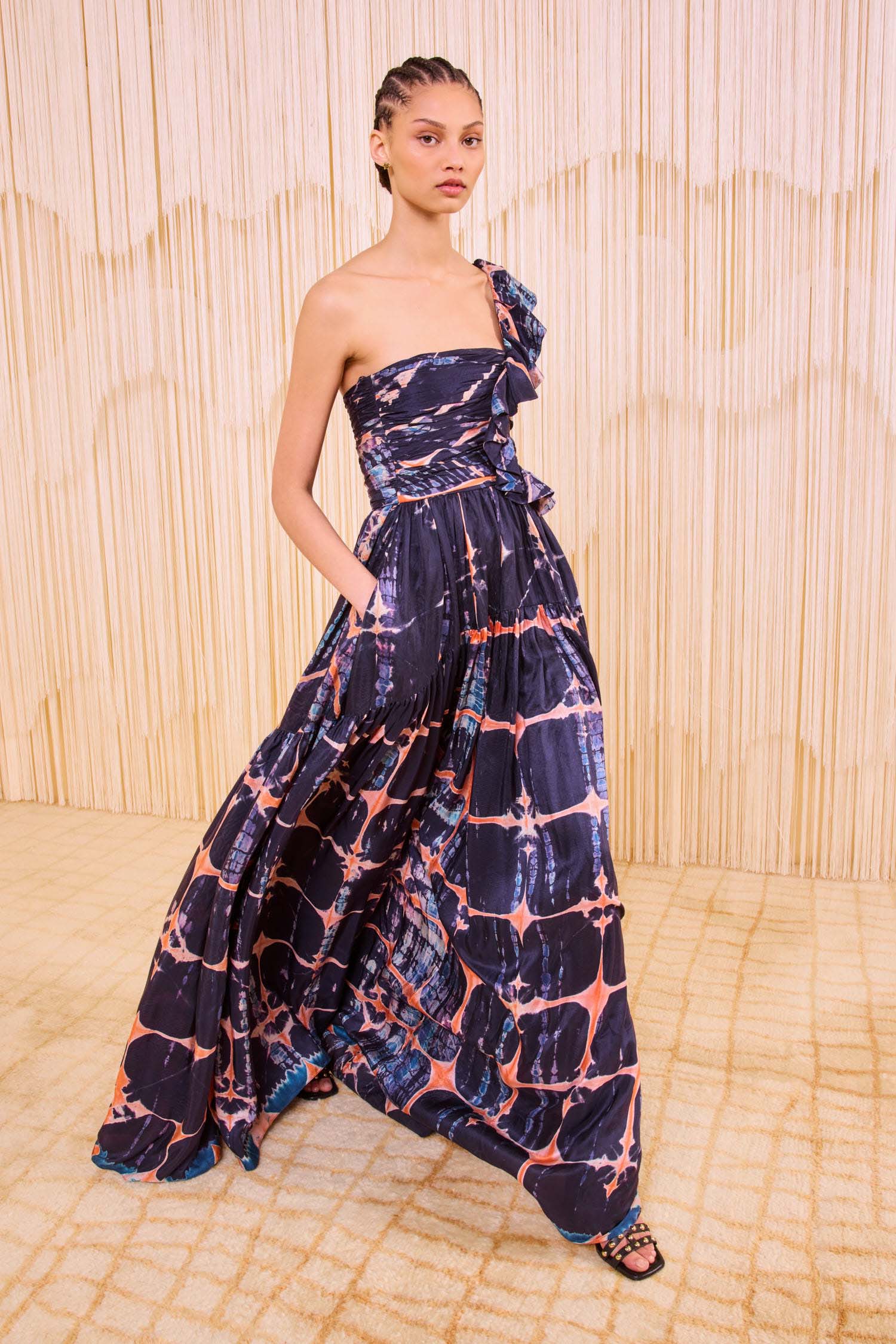 Valeria One Shoulder Gown - Orion