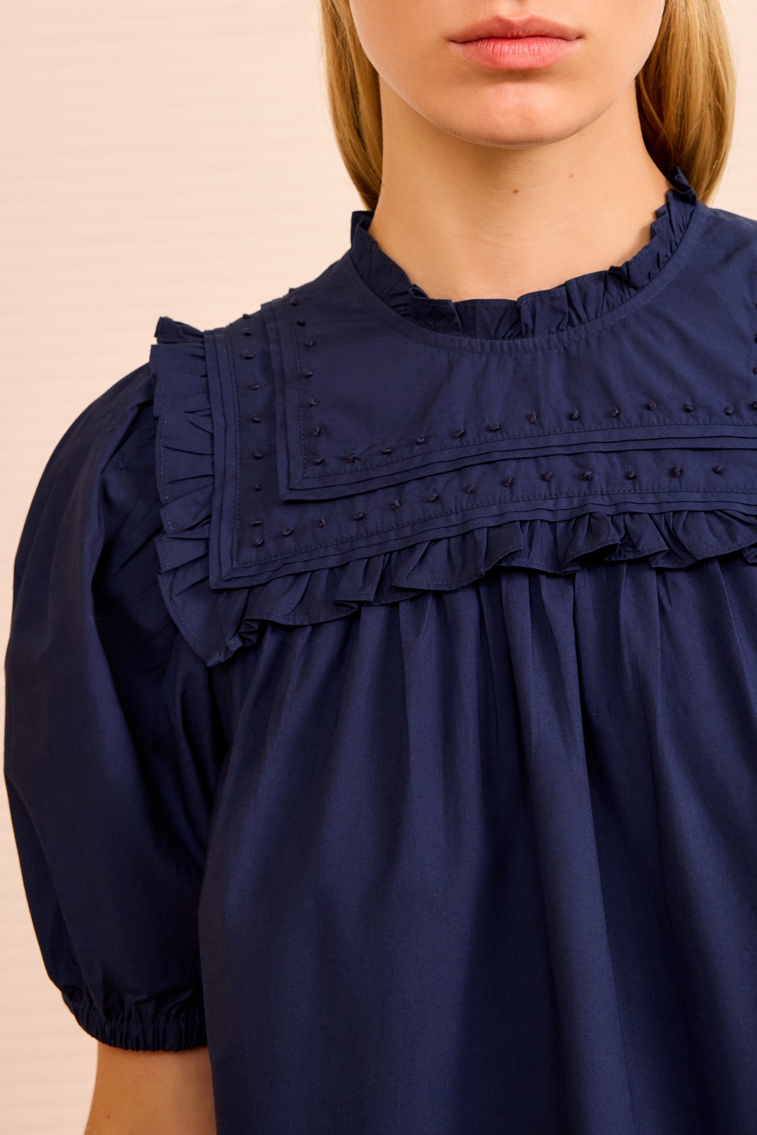 Adeline Puff Sleeve Top - Midnight