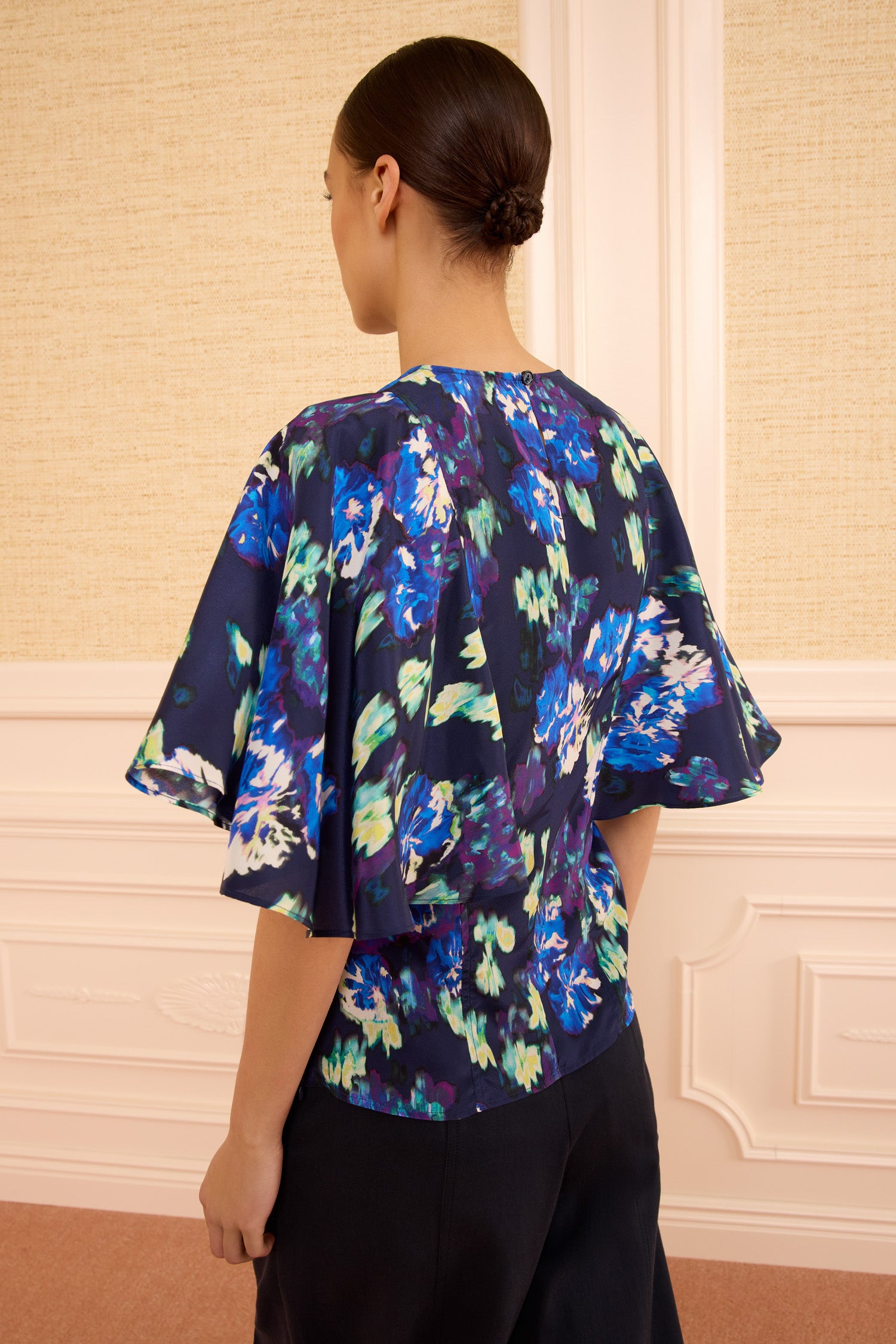 Ulla Johnson Ada Silk Blouse - Evening Bloom