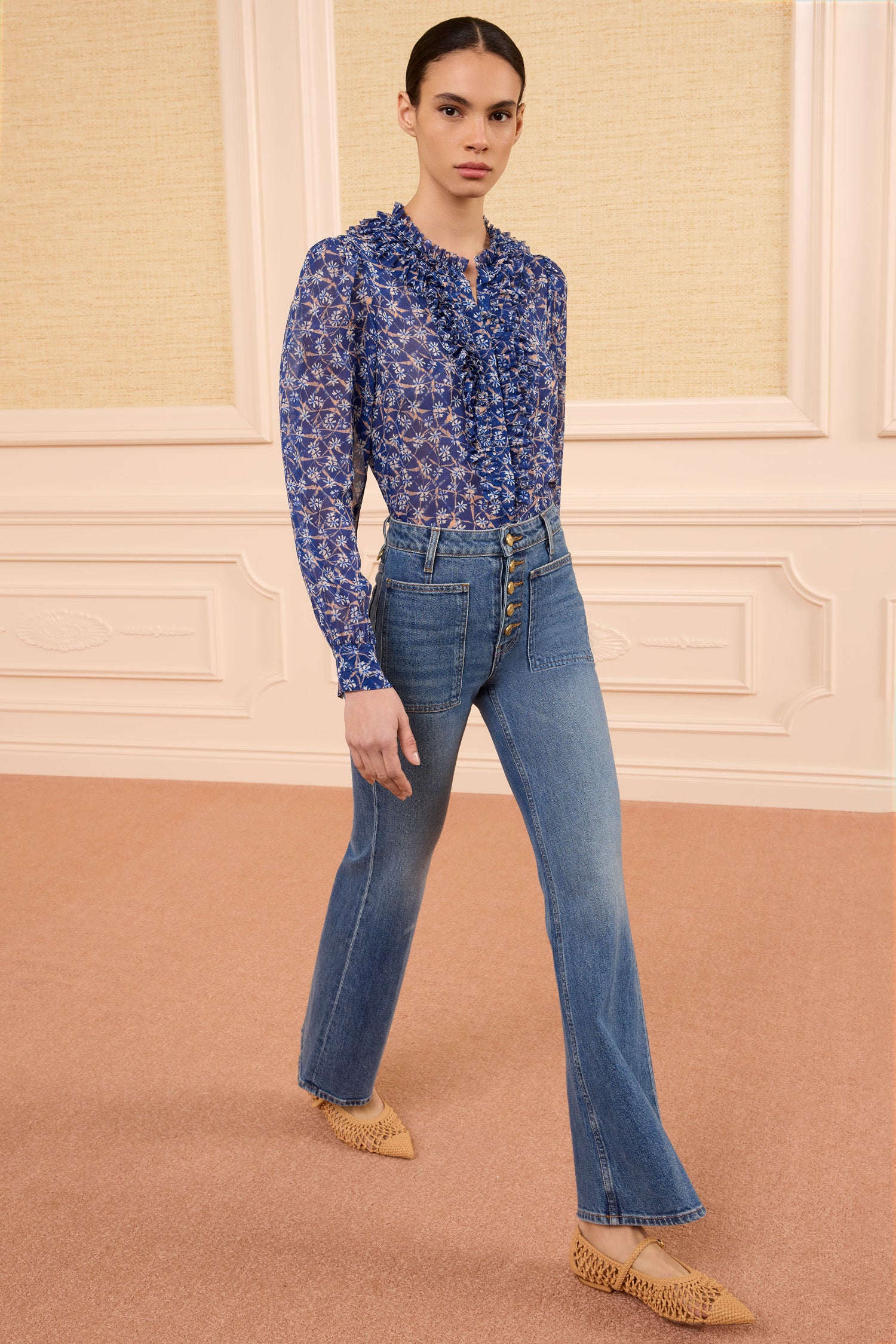 Ulla Johnson Clio Blouse - Dusk