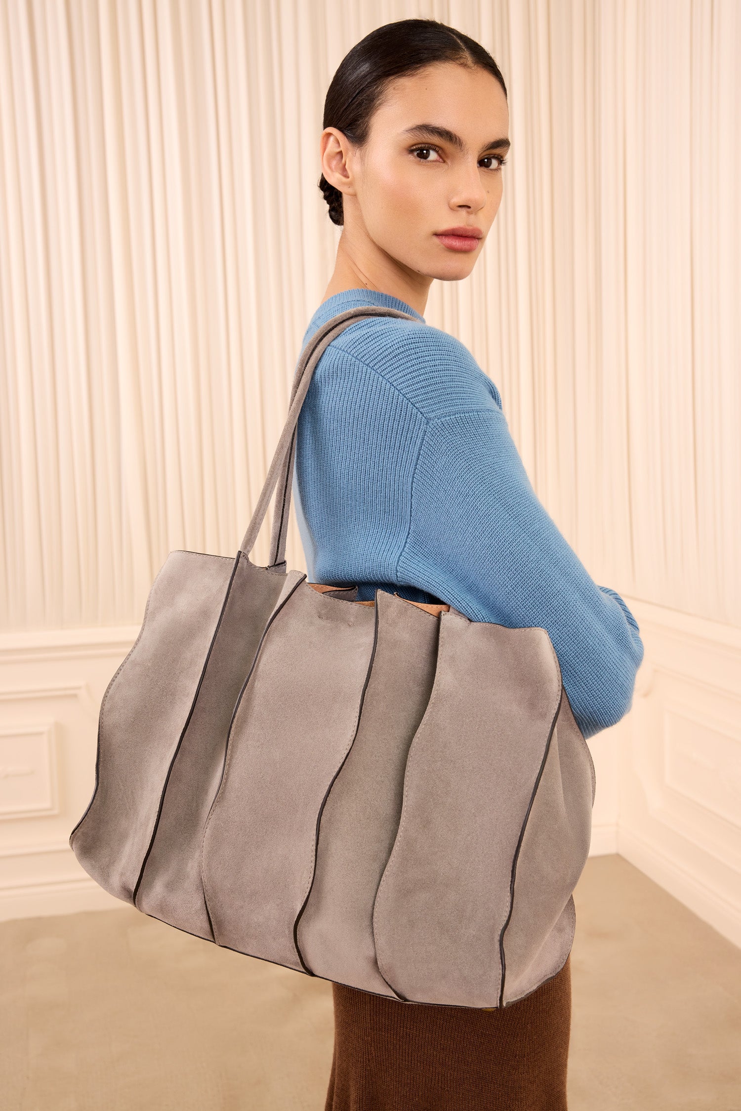 Adria Large Tote - Dove