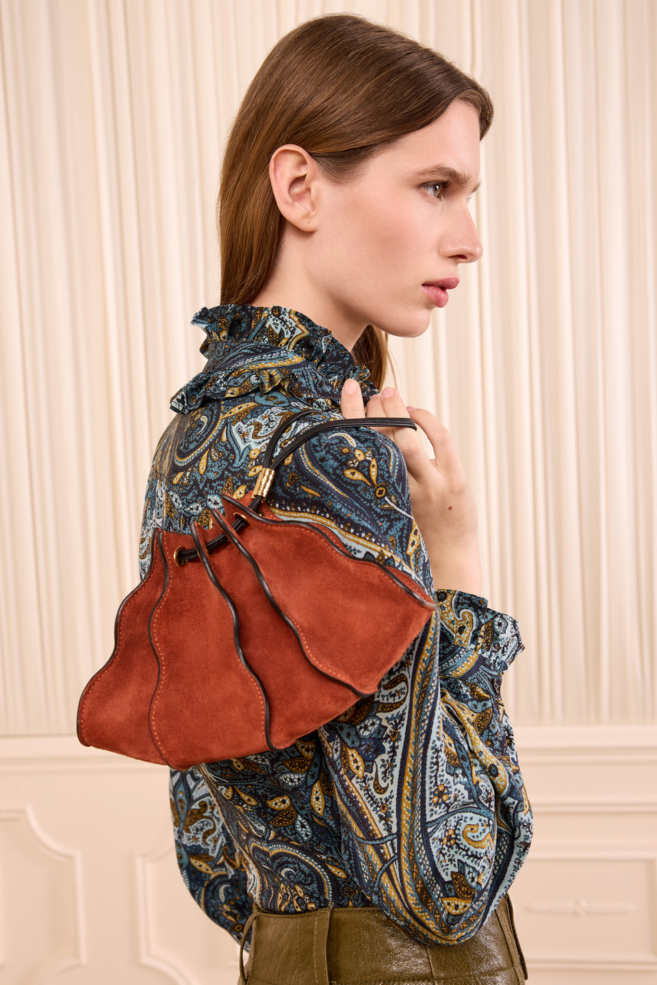 Adria Small Crossbody - Rust