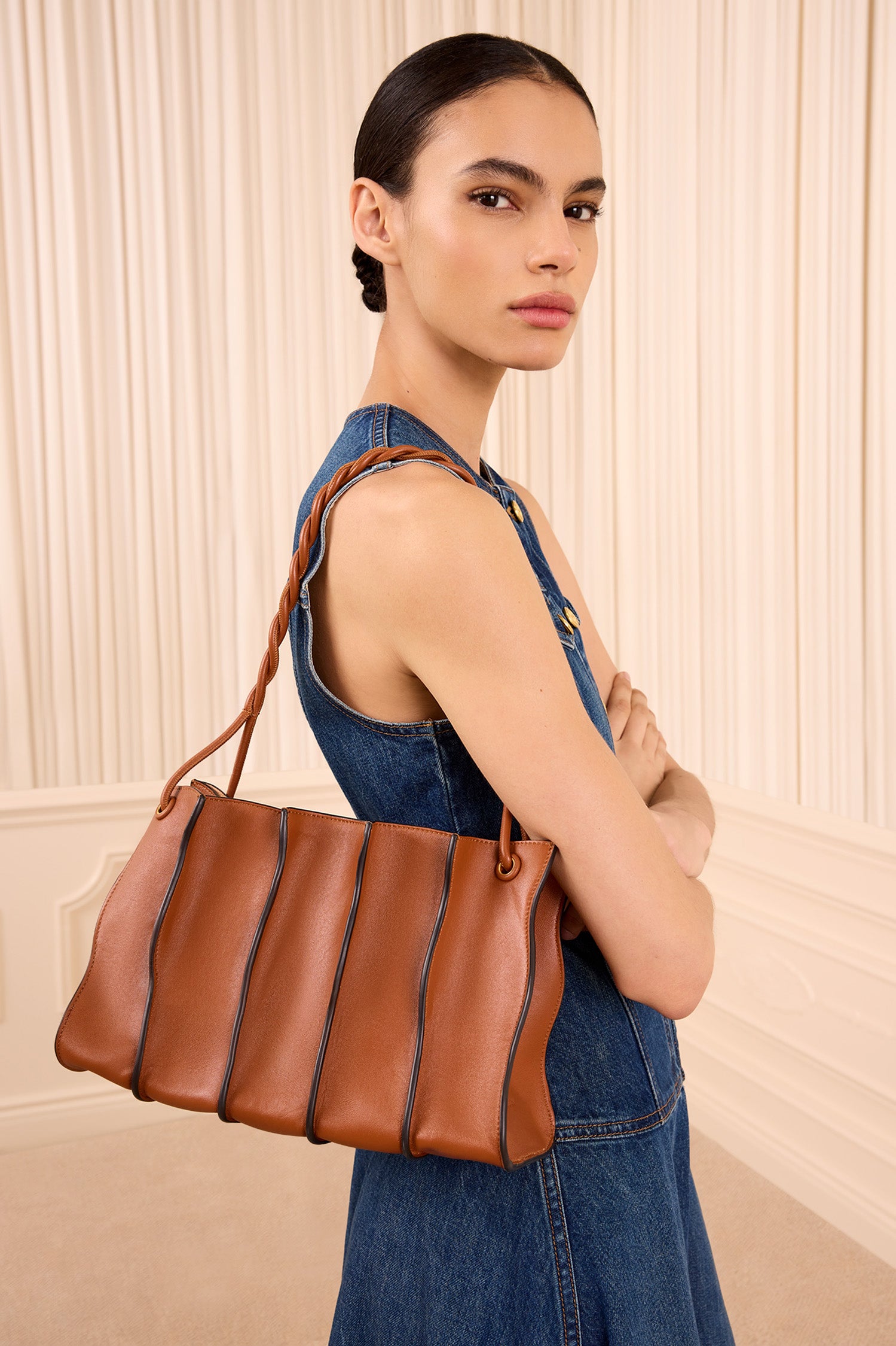 Ulla Johnson Adria Small Shoulder Bag - Sierra