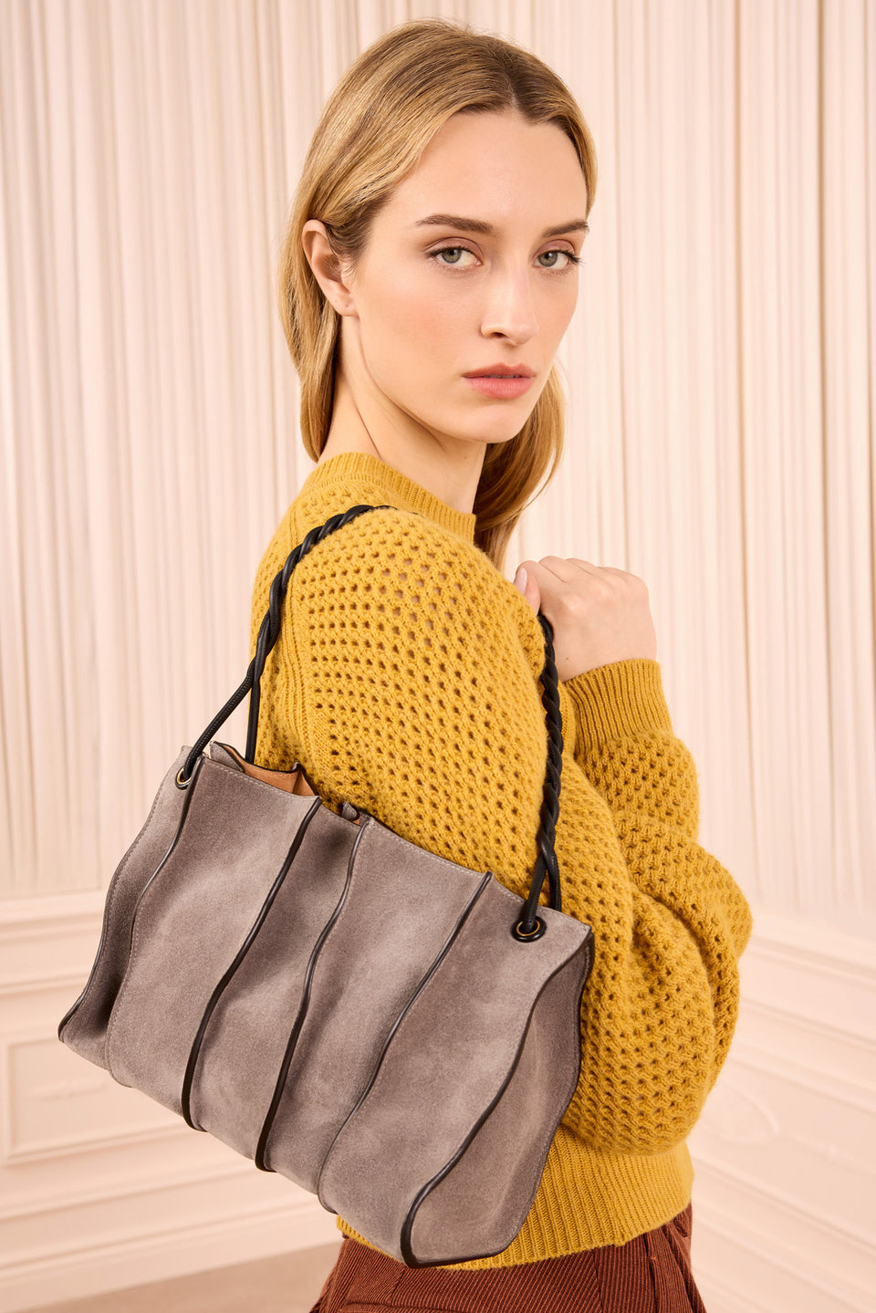 Adria Small Shoulder Bag - Dove