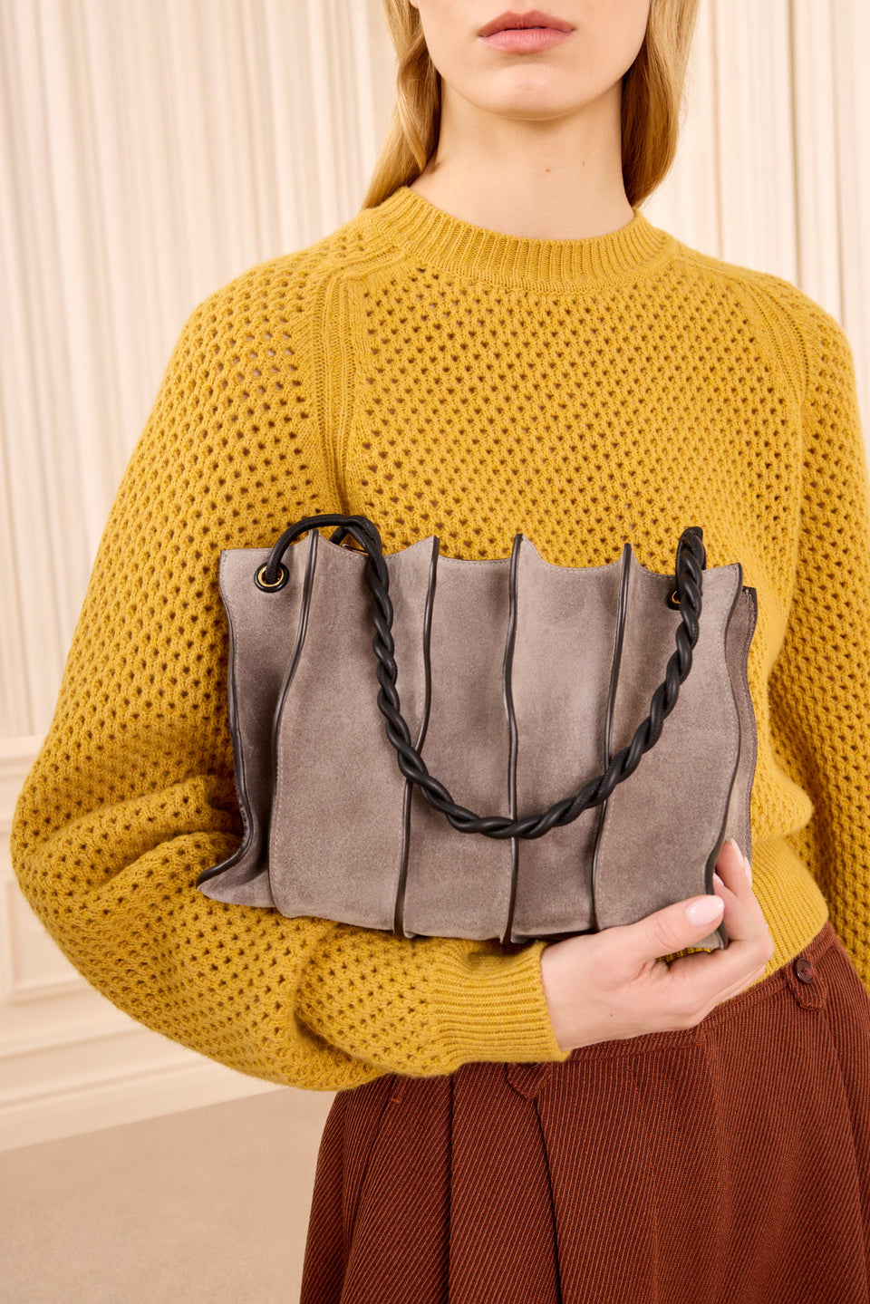 Adria Small Shoulder Bag - Dove
