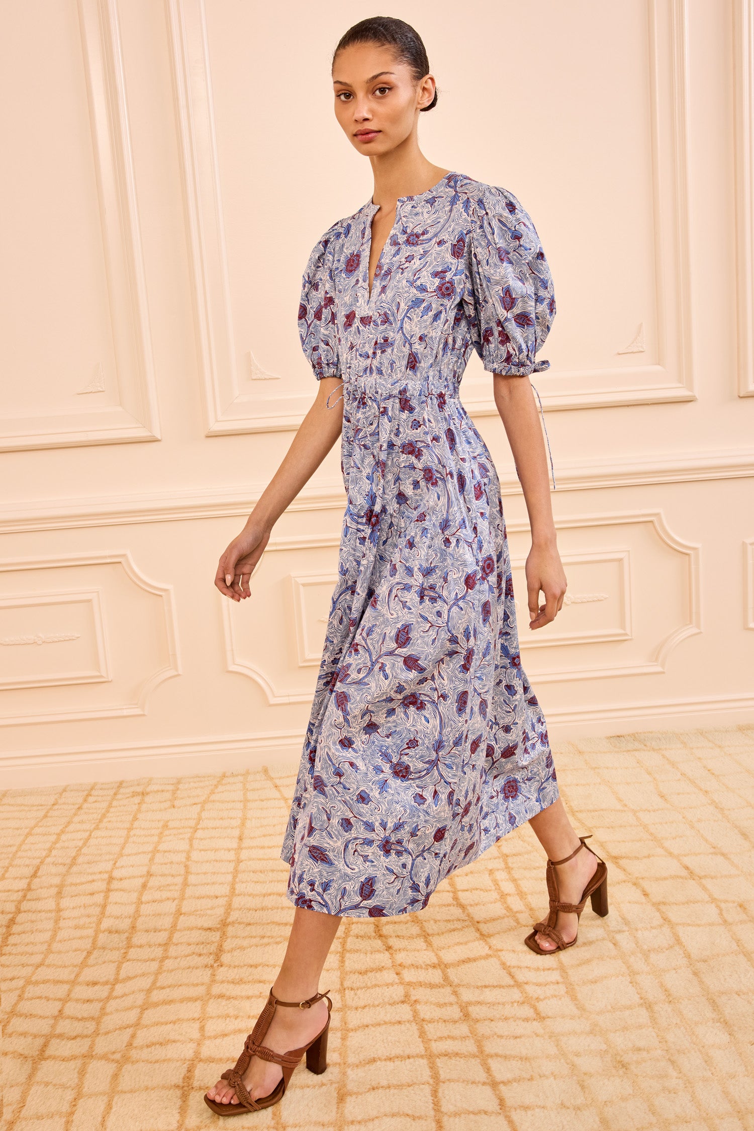 Adriana SS Cotton Dress - Gardenia