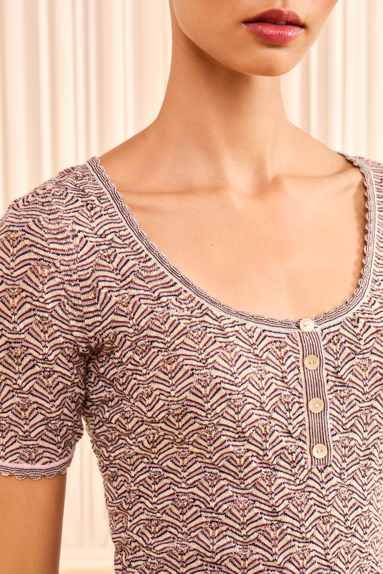 Ulla Johnson Aidy Knit Top - Smokey Blush