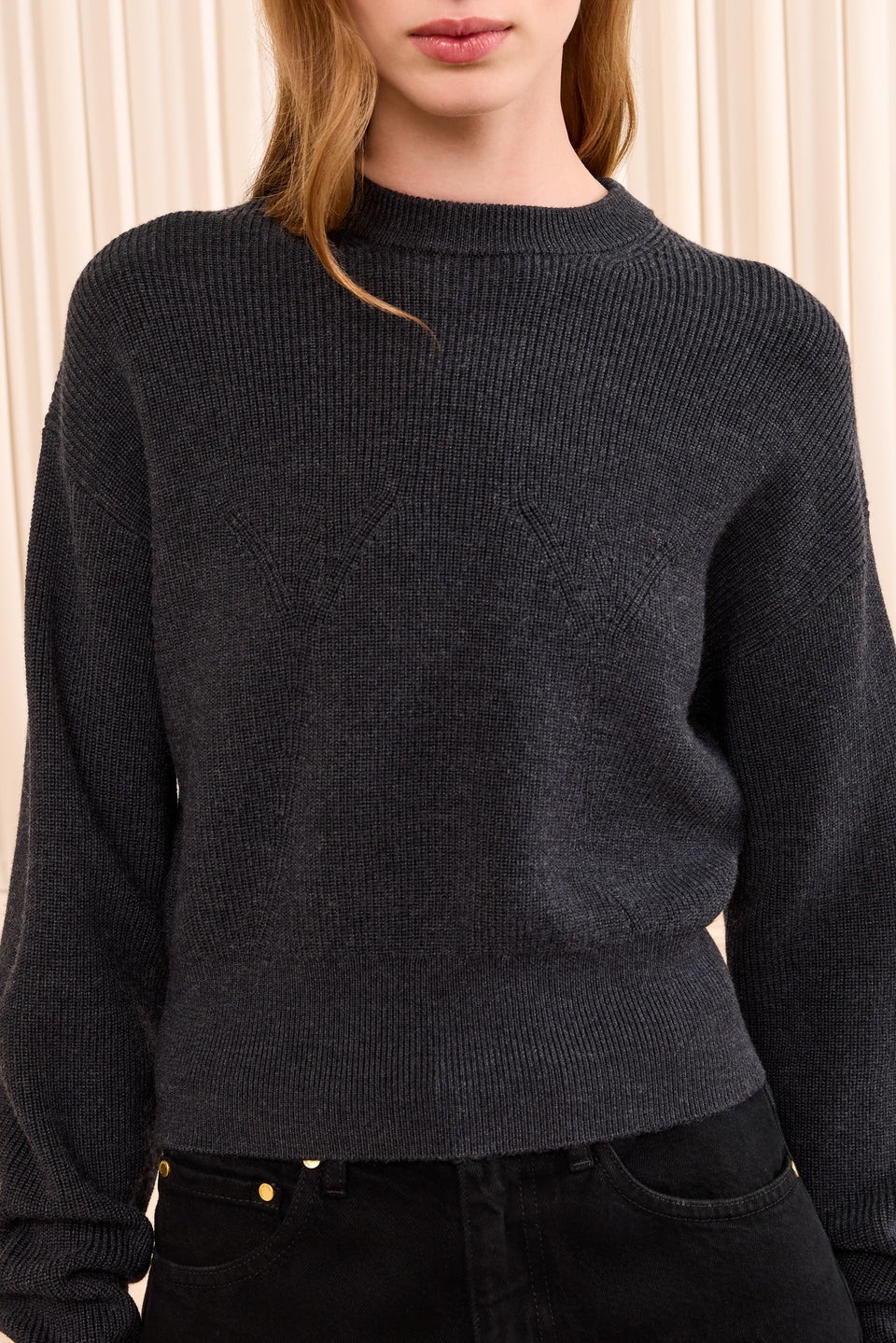Alden Knit Pullover - Charcoal