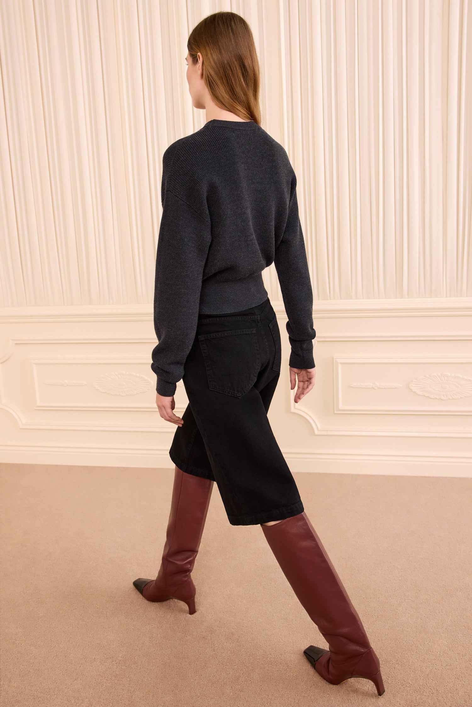 Ulla Johnson Alden Knit Pullover - Charcoal