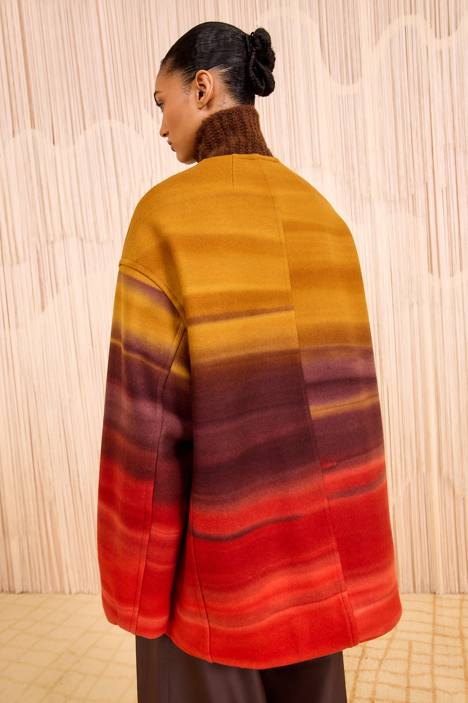 Ambrose Wool Meton Coat - Agate