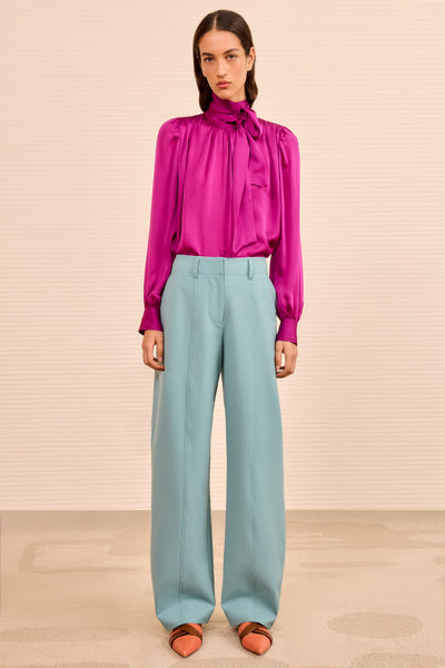 Ames Barrell Leg Trouser - Ocean