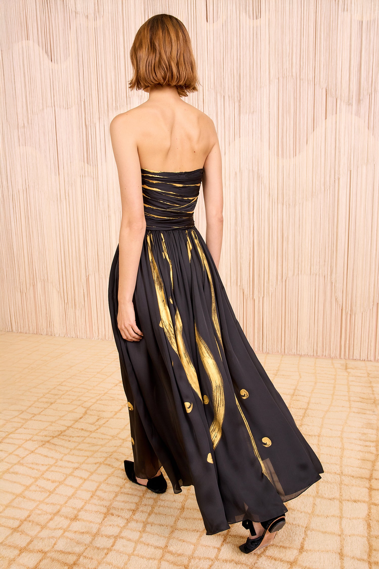 Anastasia Hand Painted Gown - Gild