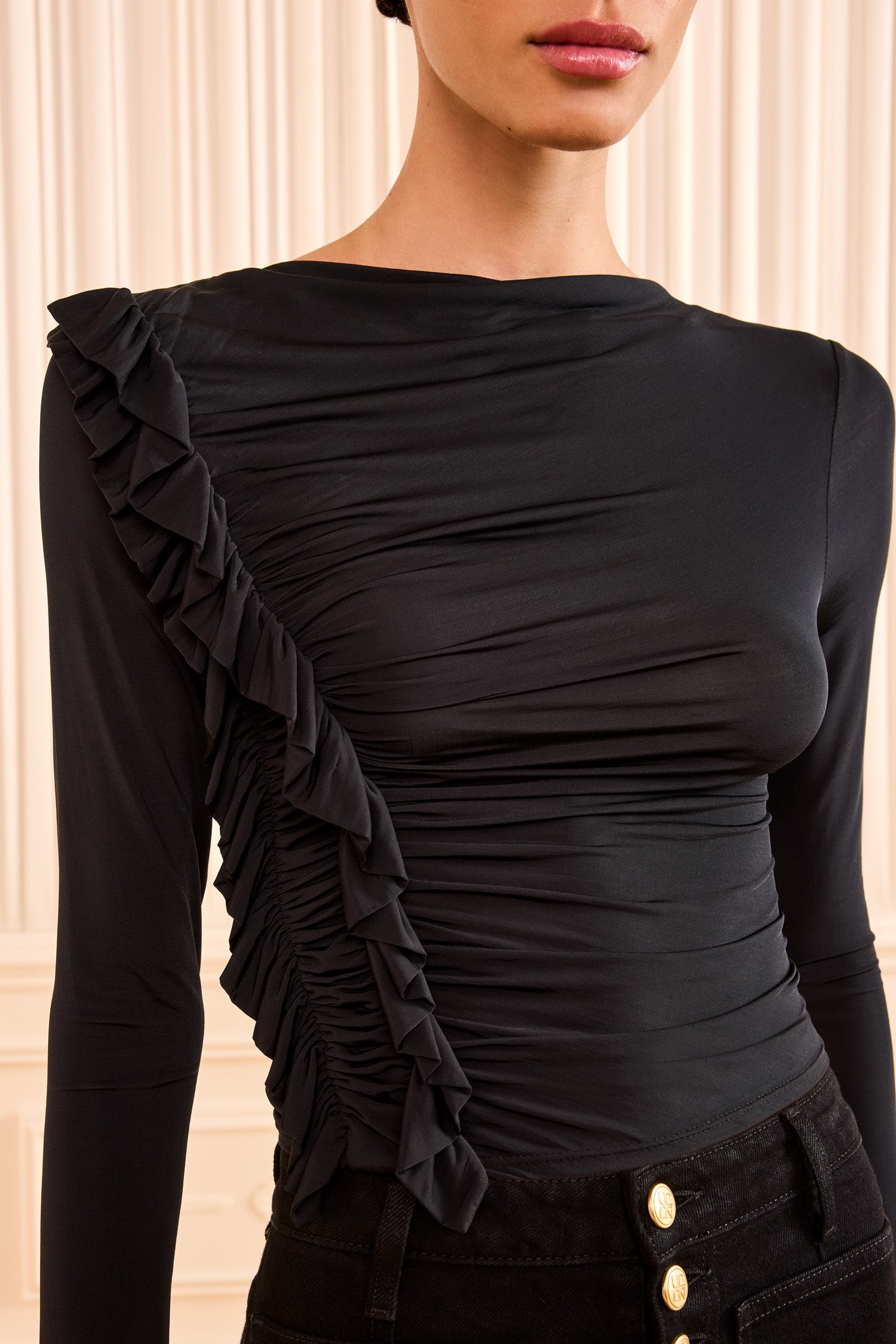 Ulla Johnson ⁣⁢Top Angelina - Noir⁤⁣