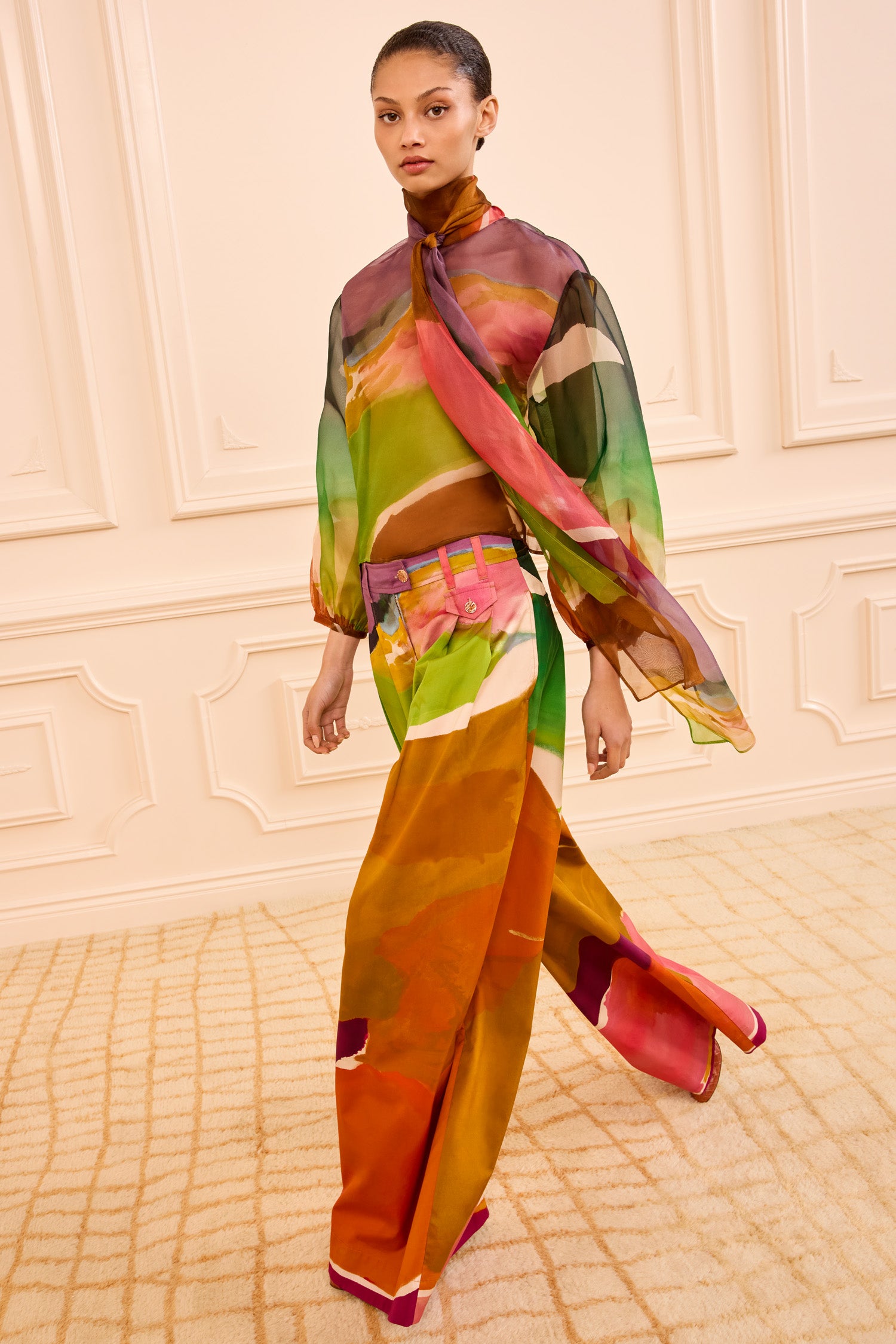 Ulla Johnson Anisa LS Organza Blouse - Nature Abhors A Vacuum