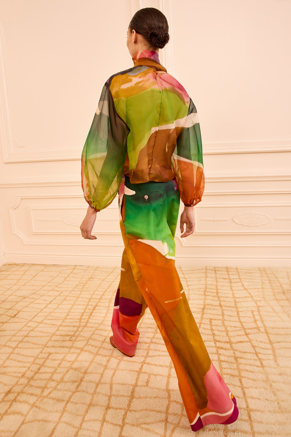 Anisa LS Organza Blouse - Nature Abhors A Vacuum