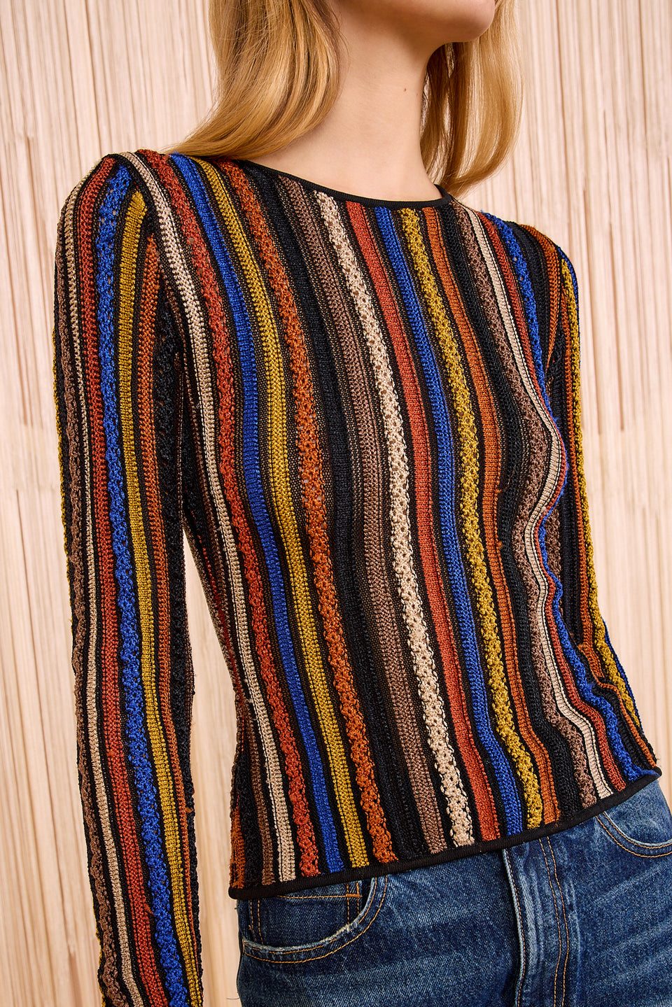 Ardith Knit Long Sleeve Top - Zoisite