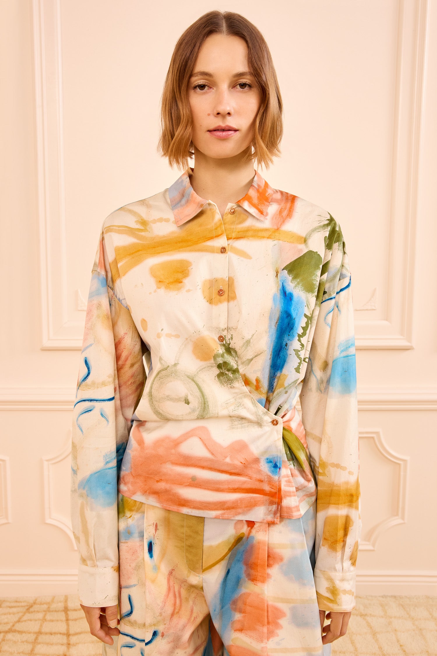 Ulla Johnson Artist LS Cotton Blouse - Western Dream