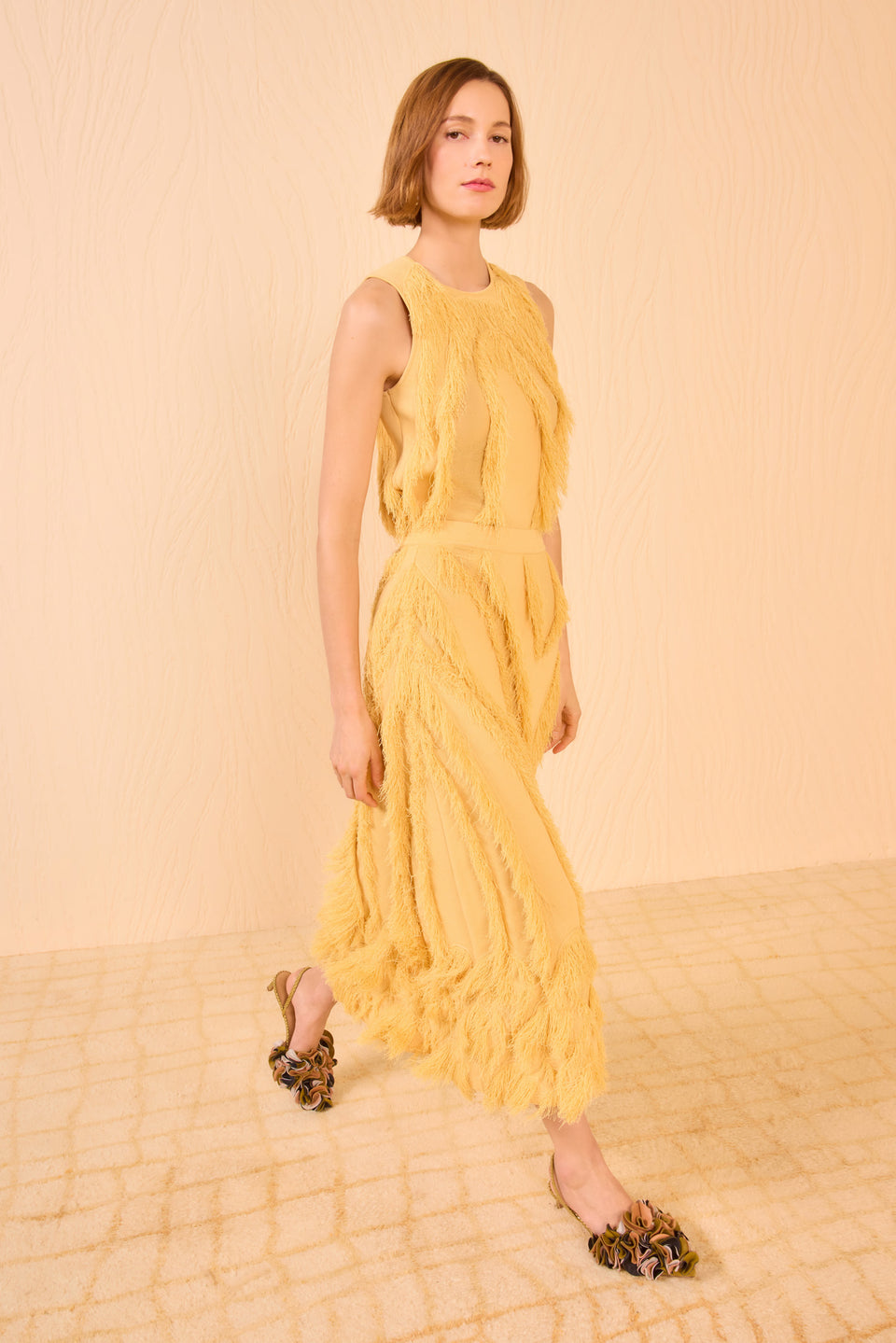 Astrid Knit Maxi Skirt - Goldfinch