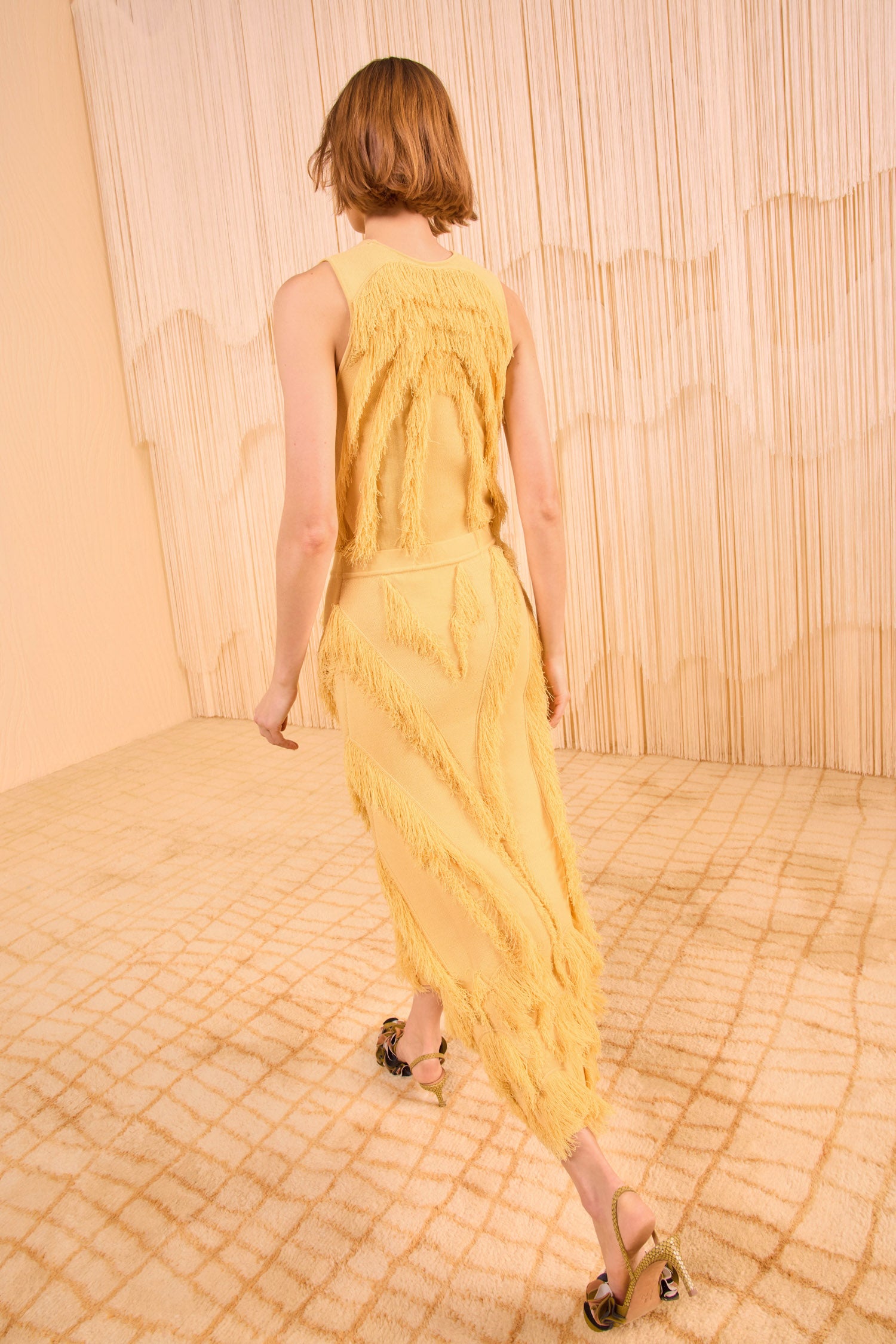 Astrid Knit Maxi Skirt - Goldfinch