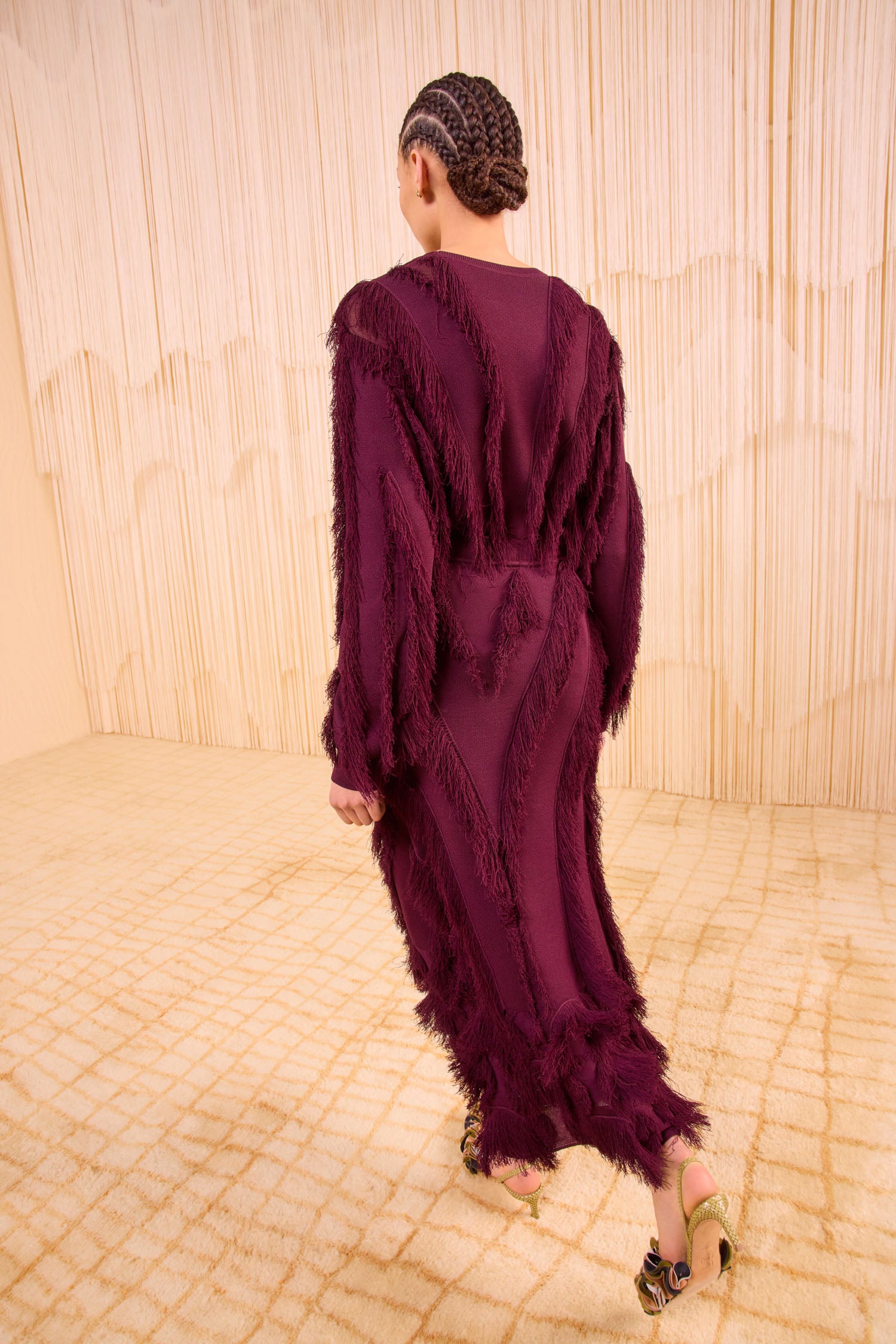 Astrid Knit Maxi Skirt - Mahogany