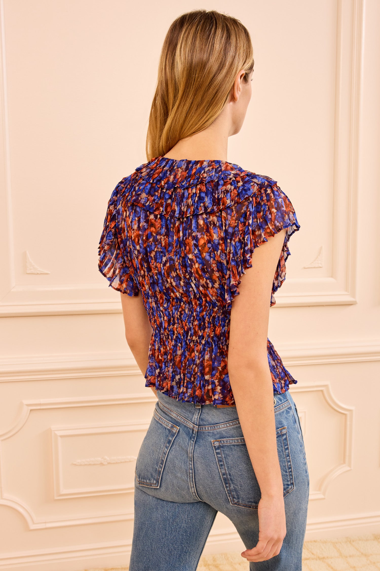 Ulla Johnson Athene Silk Top - Violet