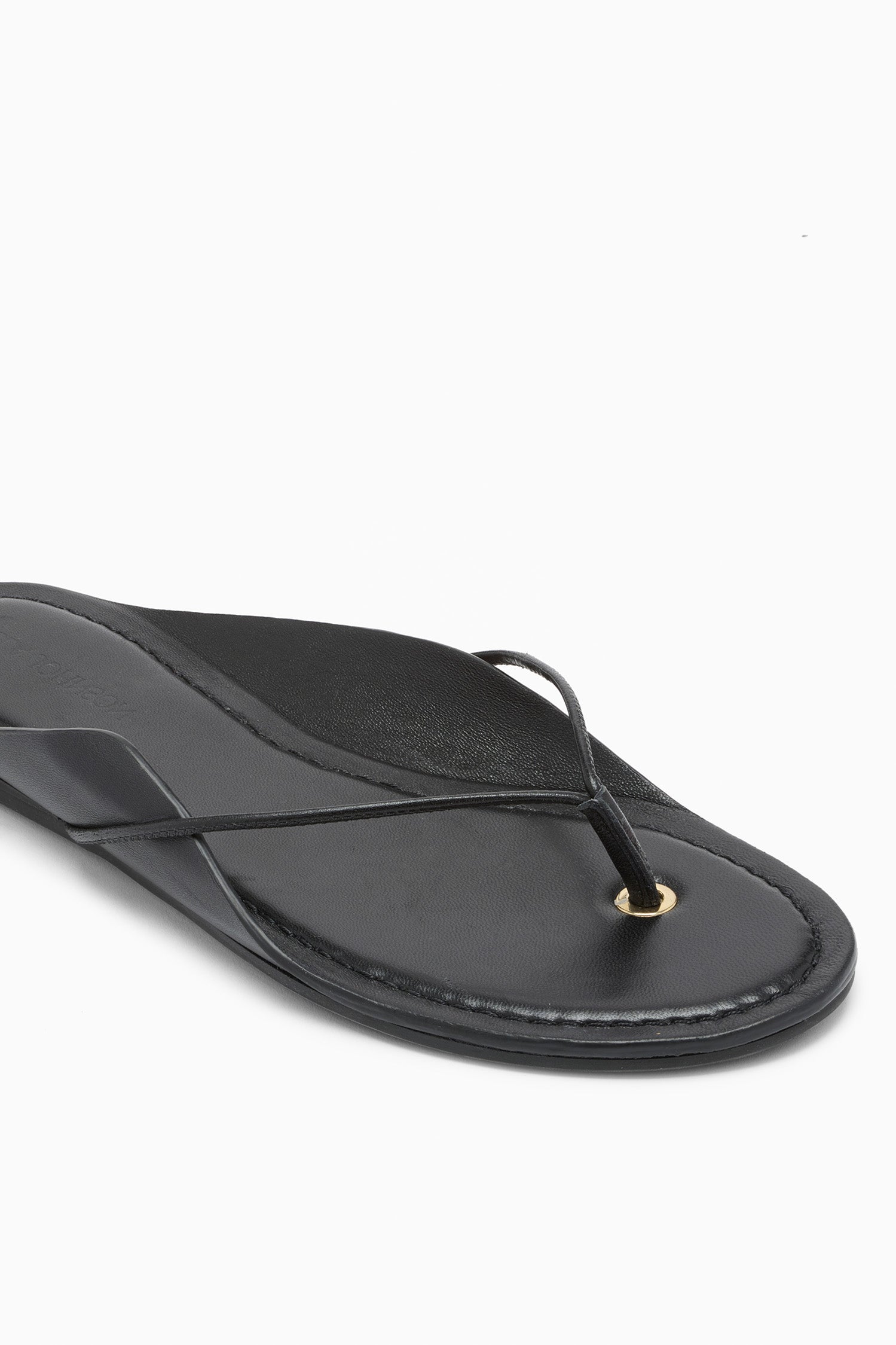 Ulla Johnson Aves Bare Flip Flop - Noir