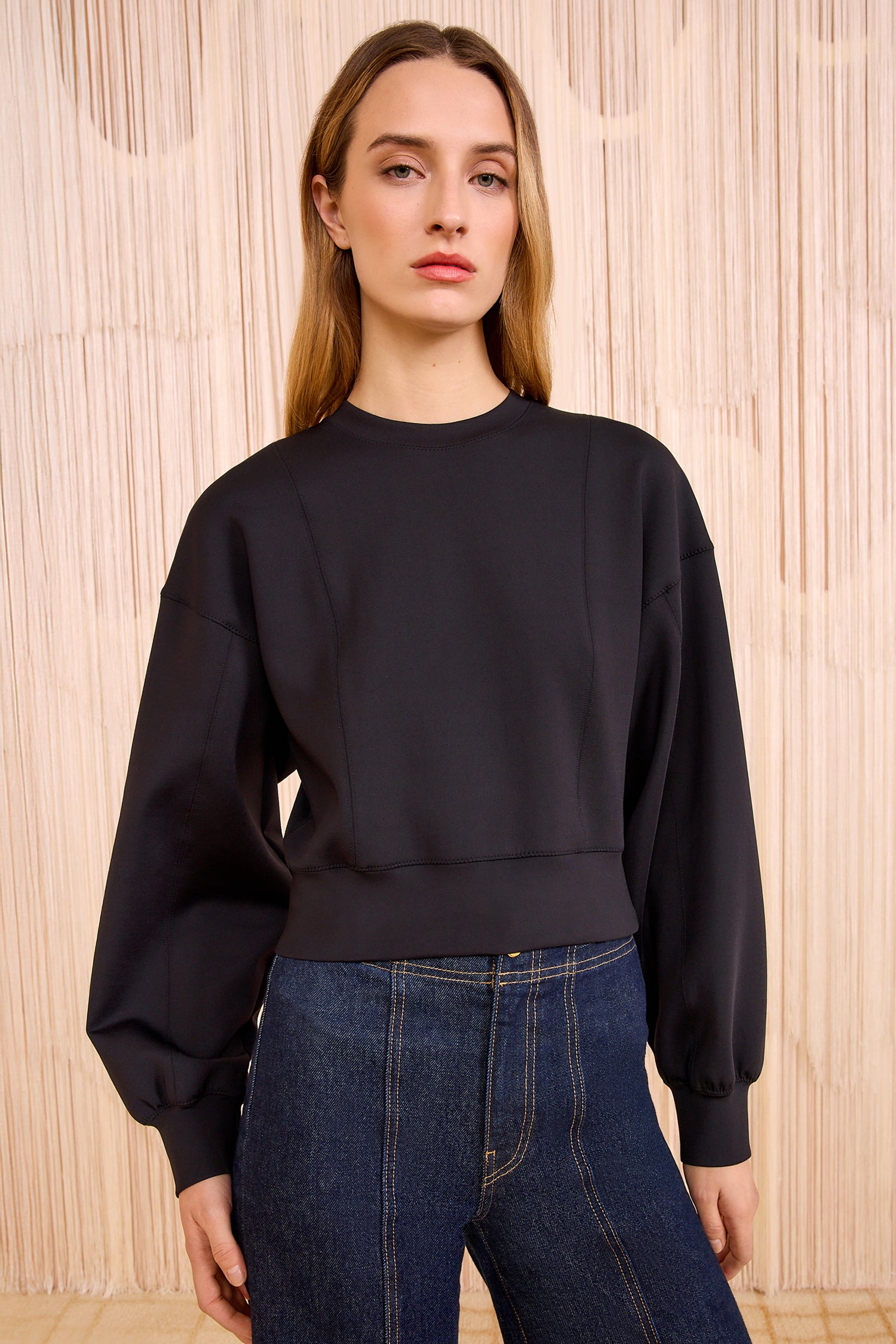 Axel Long Sleeve Top - Noir