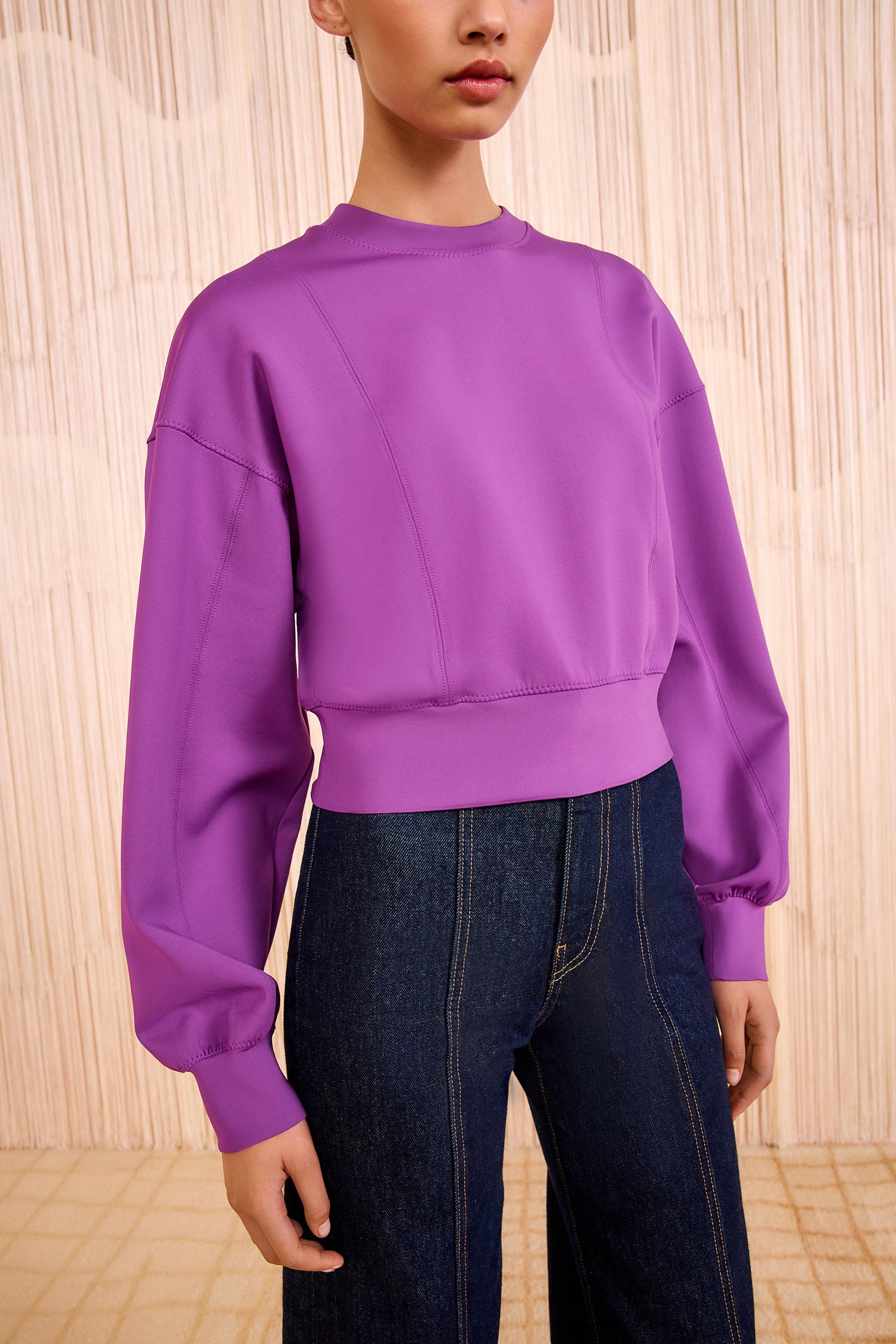 Ulla Johnson Axel Long Sleeve Top - Thistle