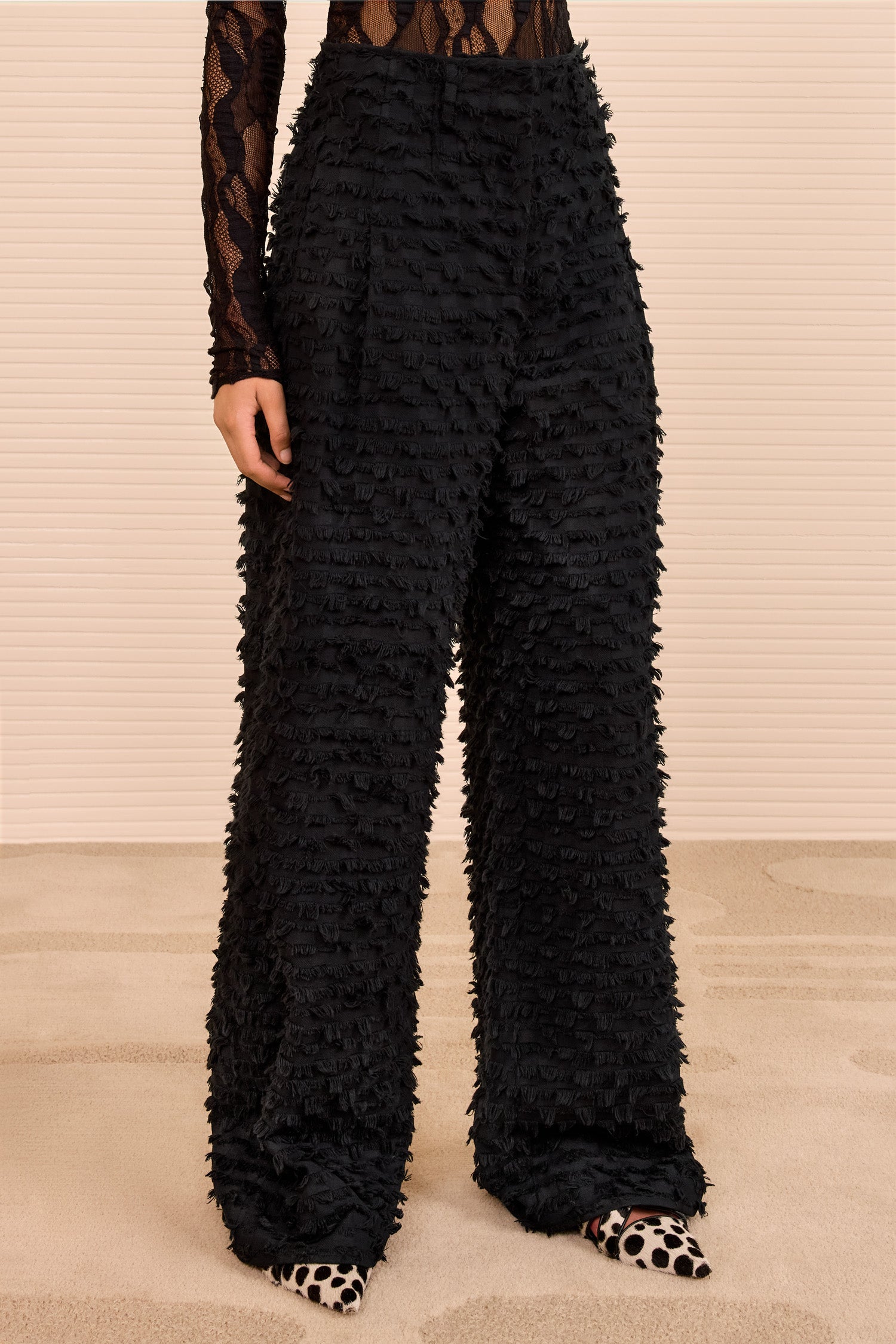 Ulla Johnson Beatrix Wide Leg Trouser - Noir