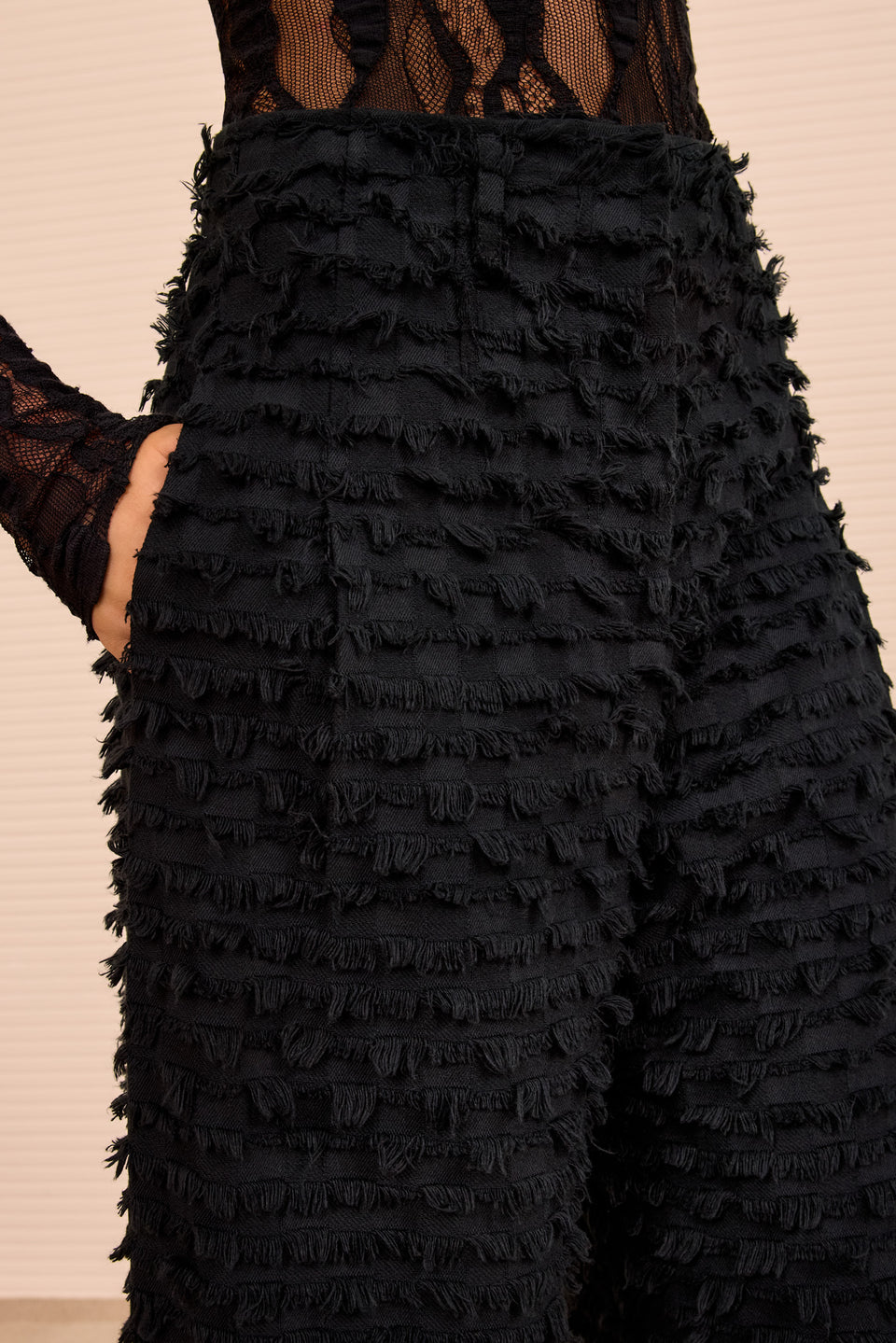 Beatrix Wide Leg Trouser - Noir