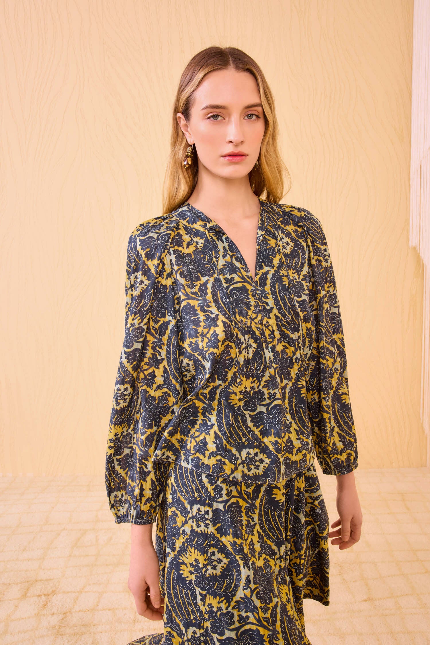 Brea Long Sleeve Blouse - Luna