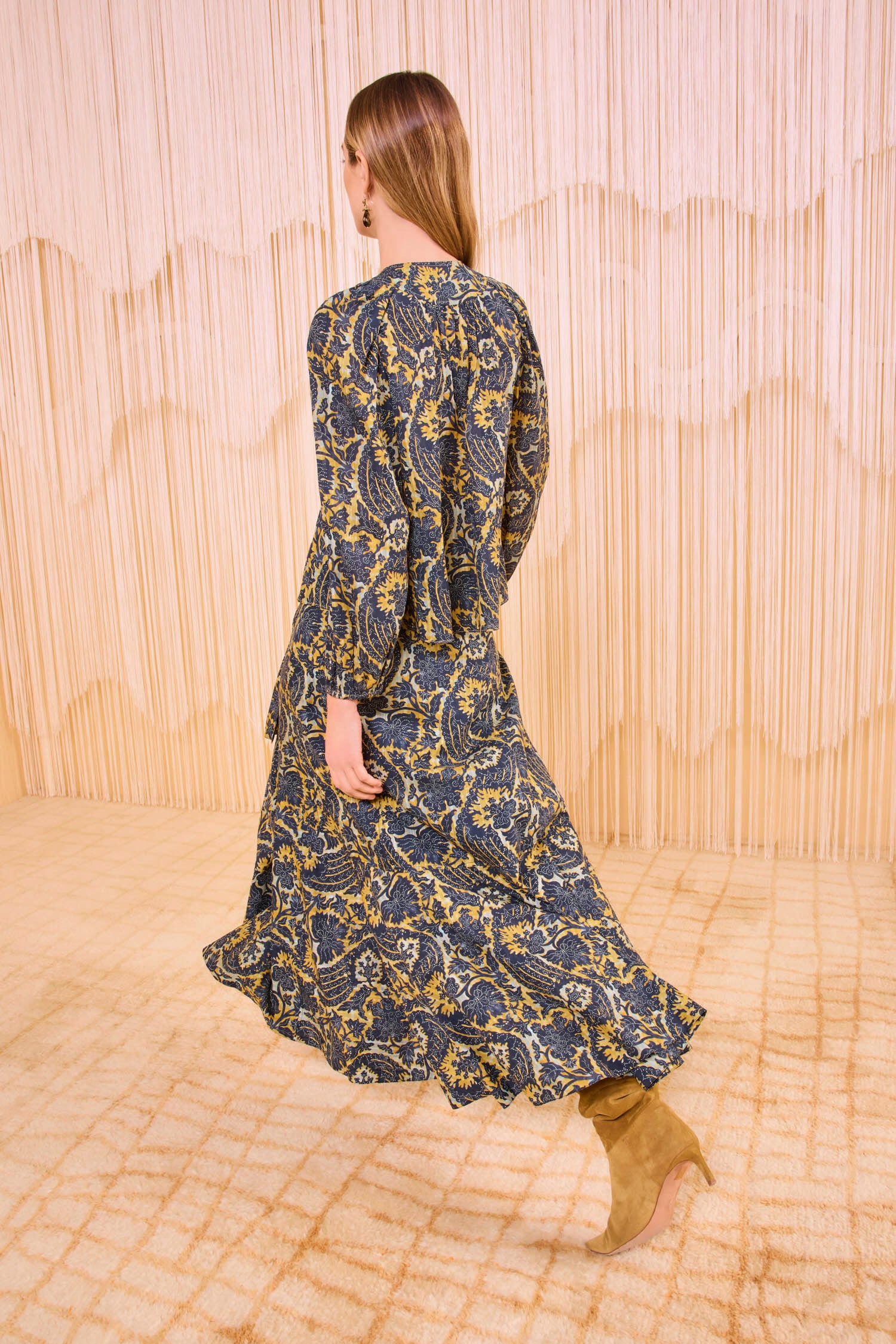 Ulla Johnson Brea Long Sleeve Blouse - Luna