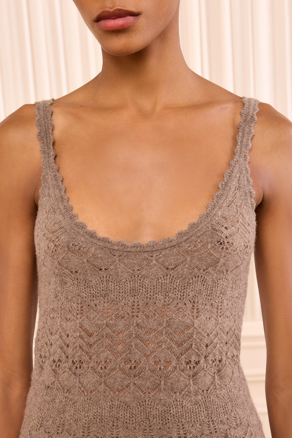 Brielle Cashmere Tank - Driftwood