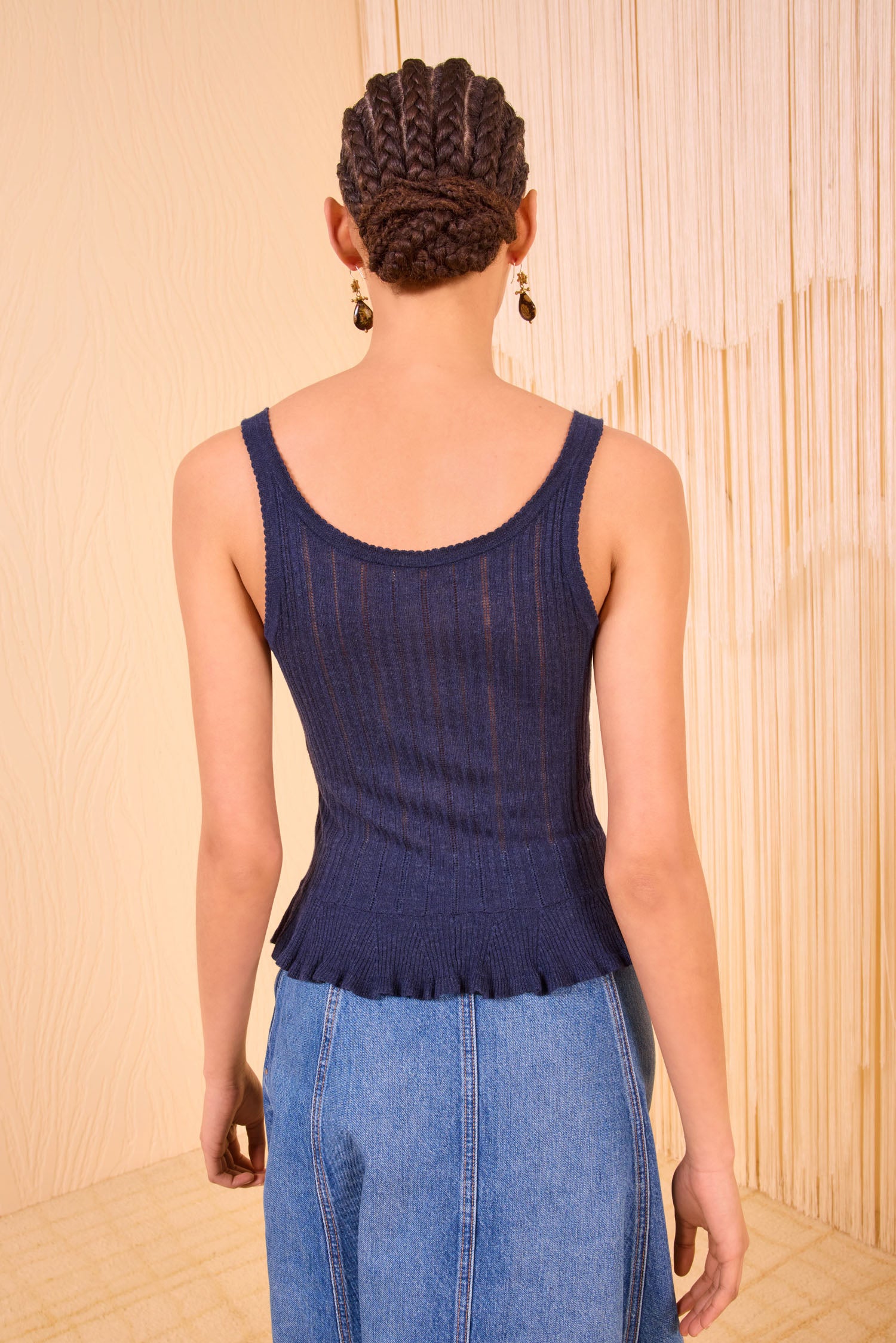 Callie Knit Camisole - Midnight