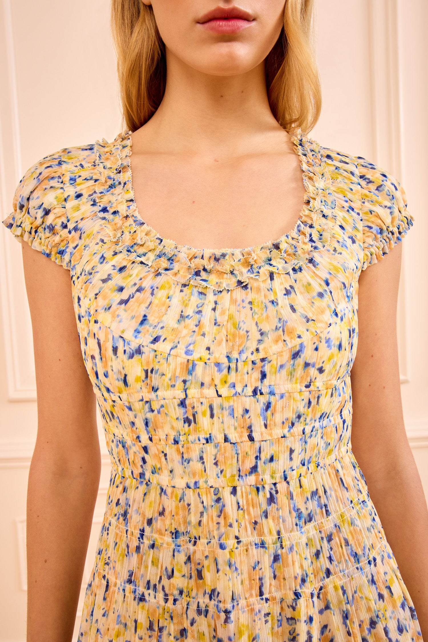 Ulla Johnson Calliope Silk Midi Dress - Daffodil