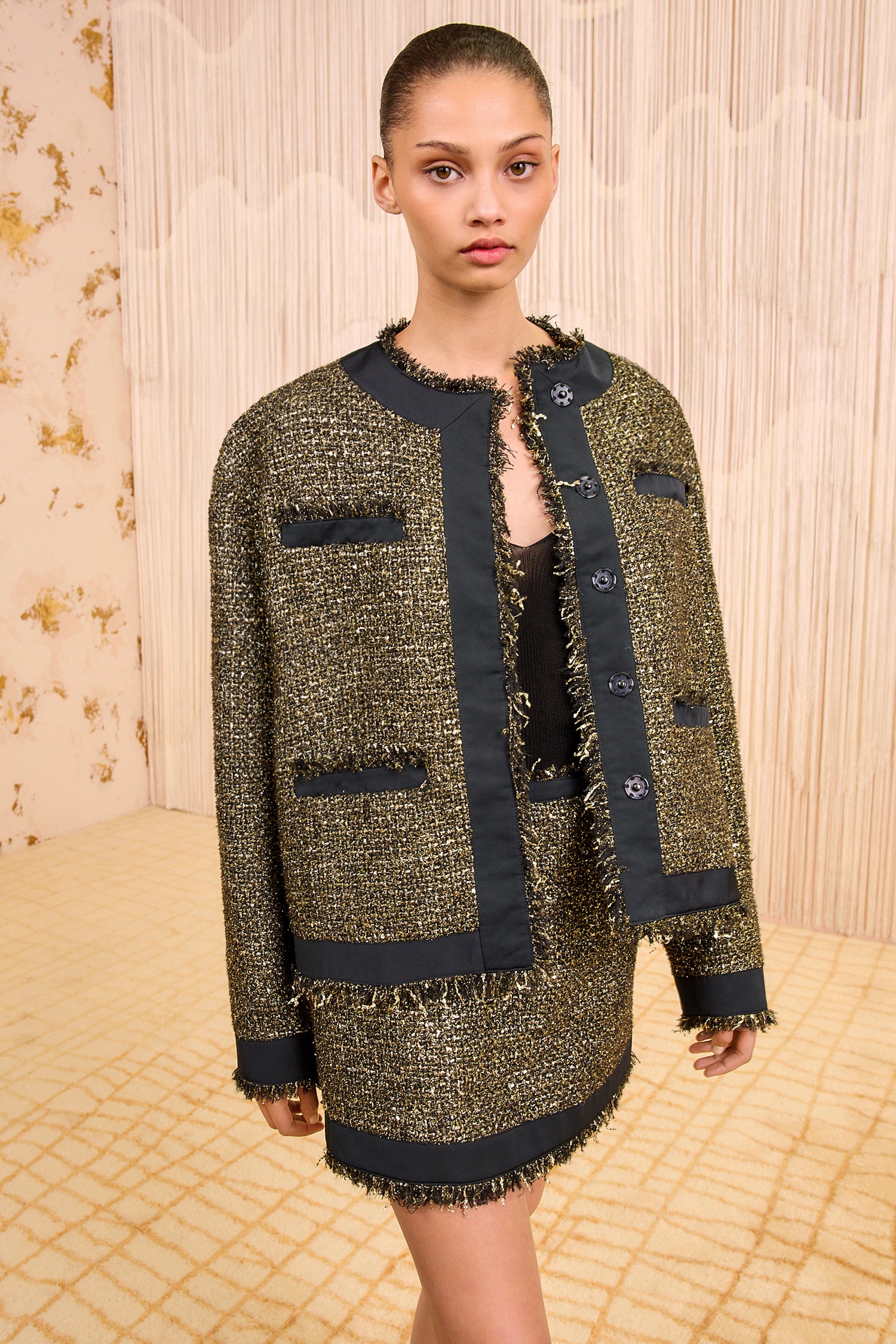 Carmella Tweed Coat - Tapestry