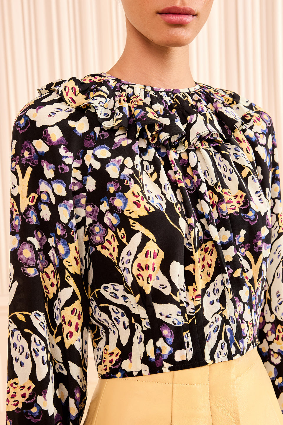 Celesta Ruffled Blouse - Botanica