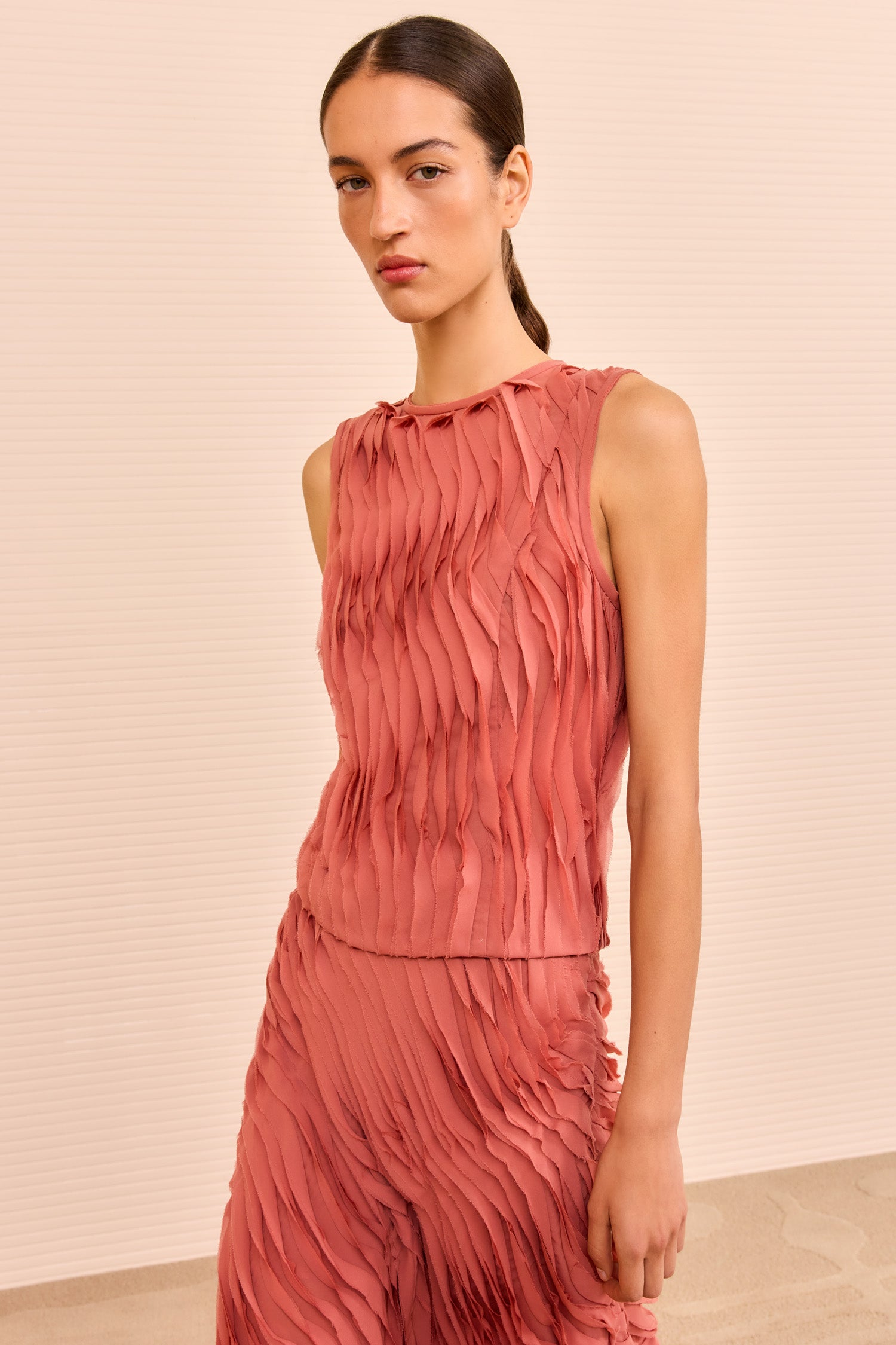 Celina SL Top - Chestnut