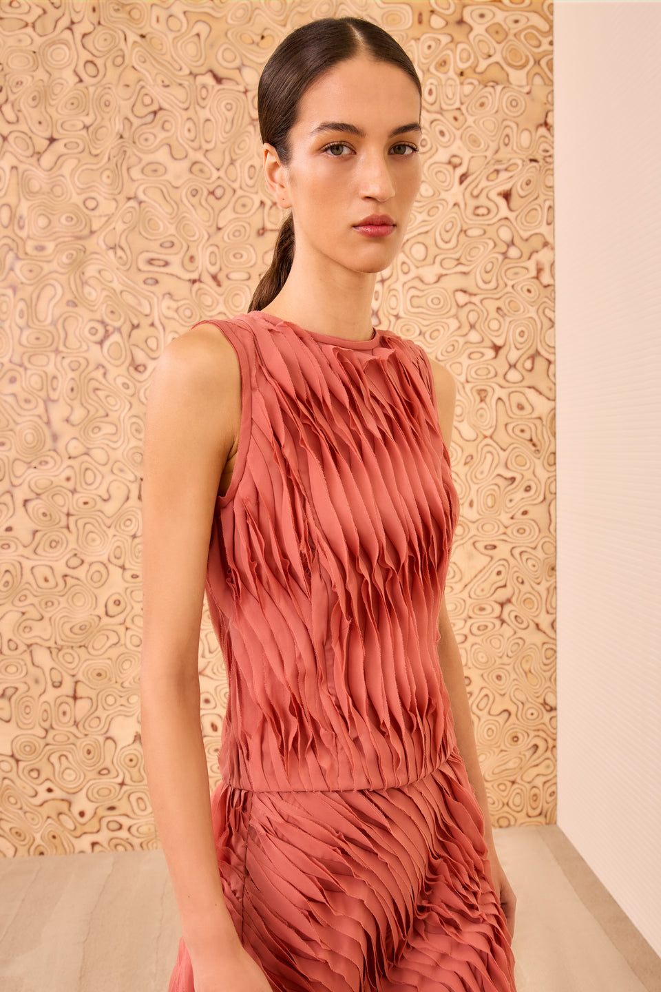 Celina SL Top - Chestnut