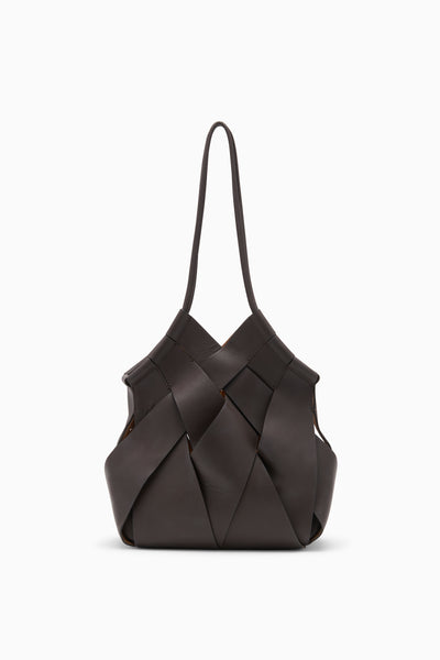 Charlotte Shoulder Bag - Wenge Handcrafted Leather Shoulder