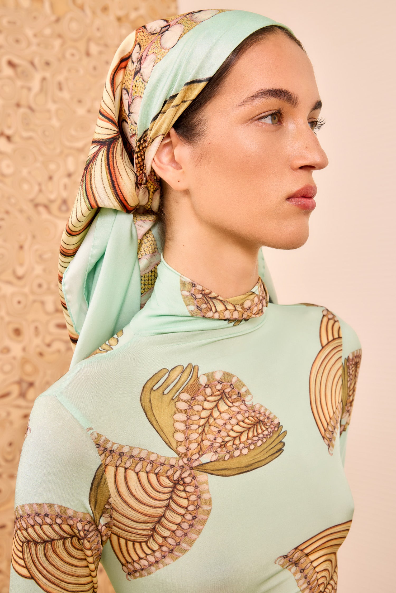 Chiara Scarf - Water Blossoms