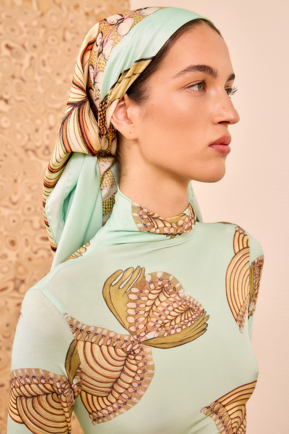 Chiara Scarf - Water Blossoms